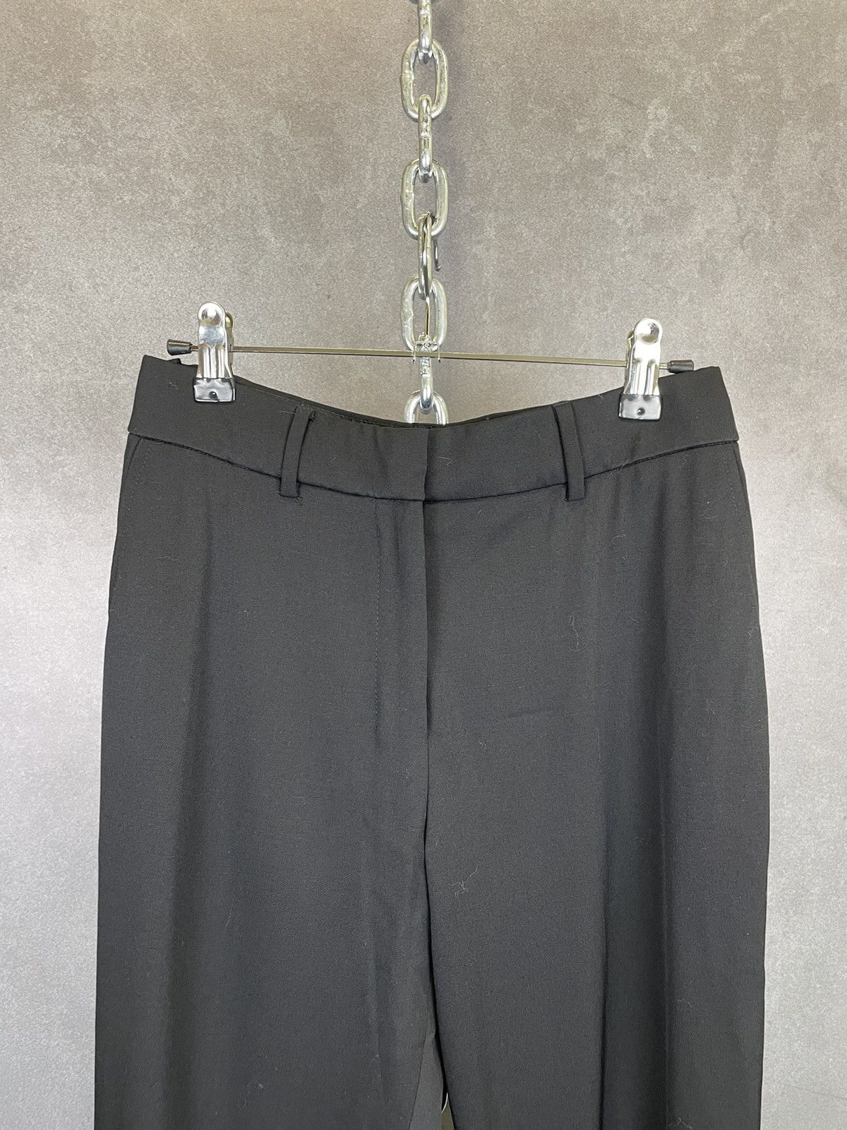 Yves Saint Laurent Vintage Yves Saint Laurent Black Wool Trousers Size 28”x30” Size 28" / US 6 / IT 42 - 2 Preview