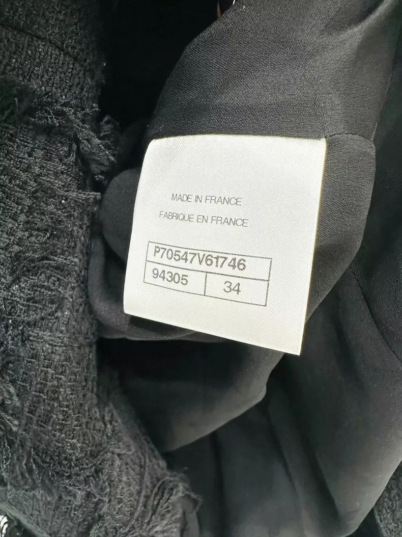 Chanel Chanel Black tassel coat Size XXS / US 00 / IT 34 - 8 Thumbnail