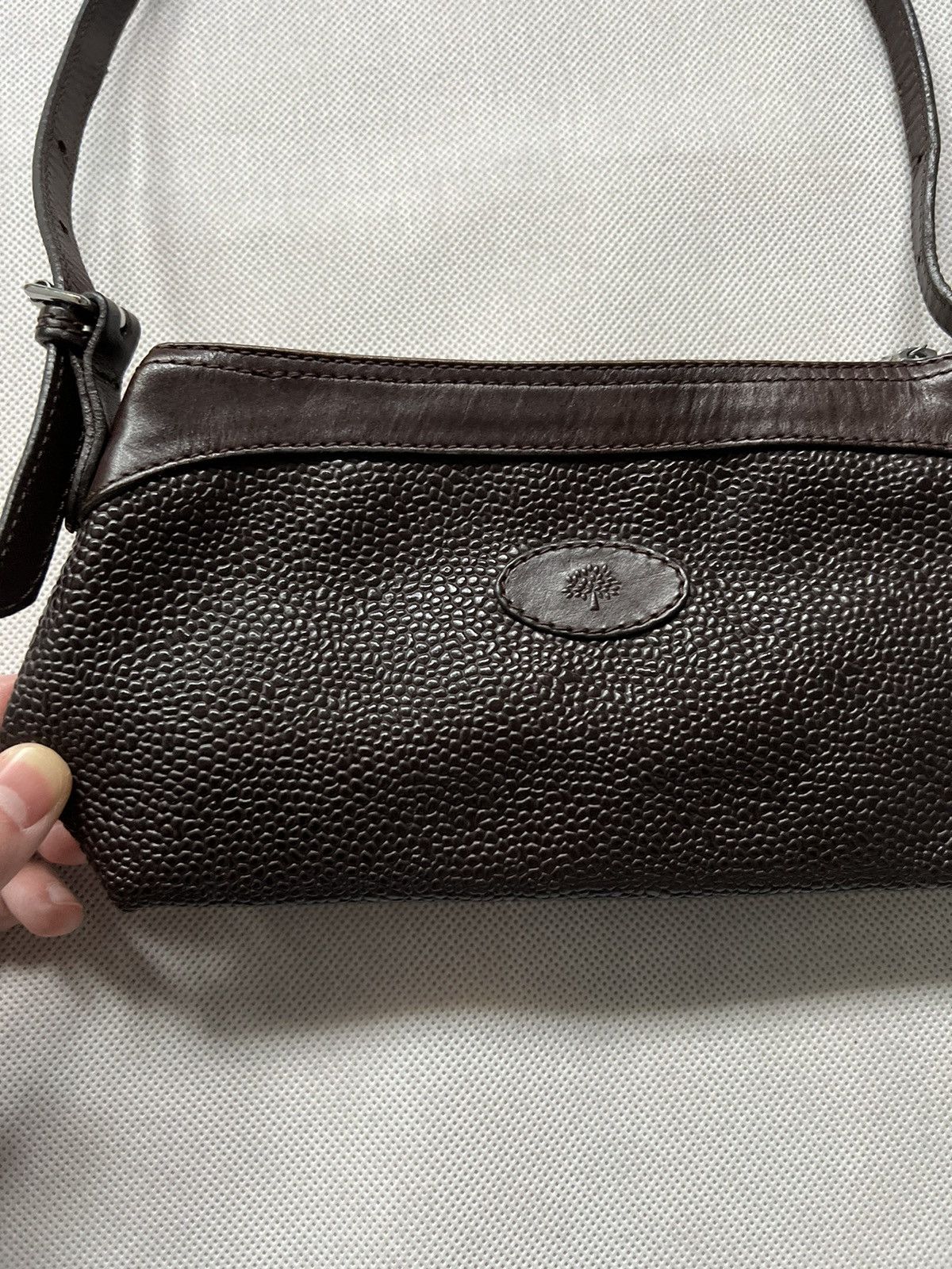 Mulberry Handbag Mulberry Brown Leather Congo Rare Croc Riri Size ONE SIZE - 3 Thumbnail