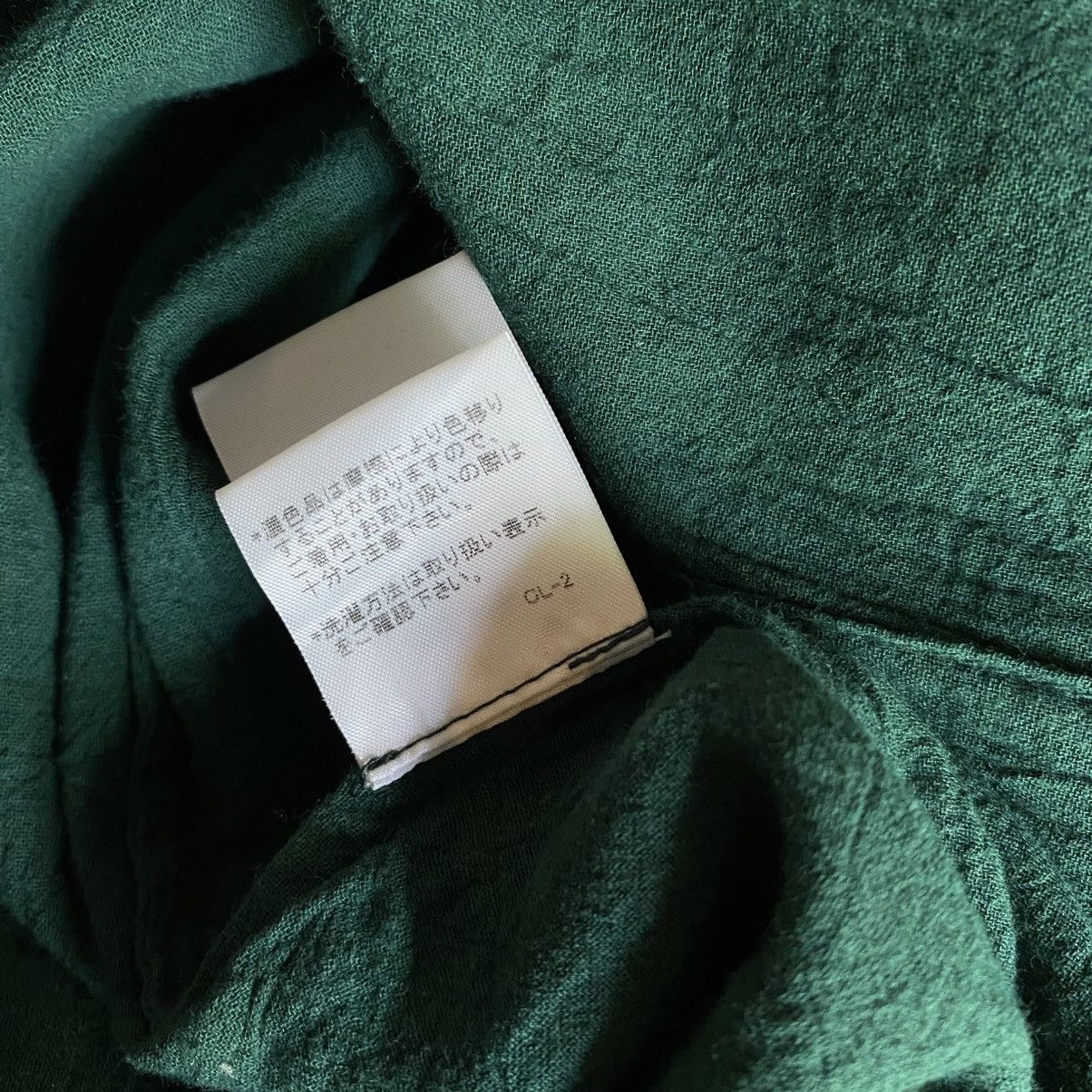 Issey Miyake Plantation Dark Green Pleated Short Sleeve Shirt Size M / US 6-8 / IT 42-44 - 7 Thumbnail