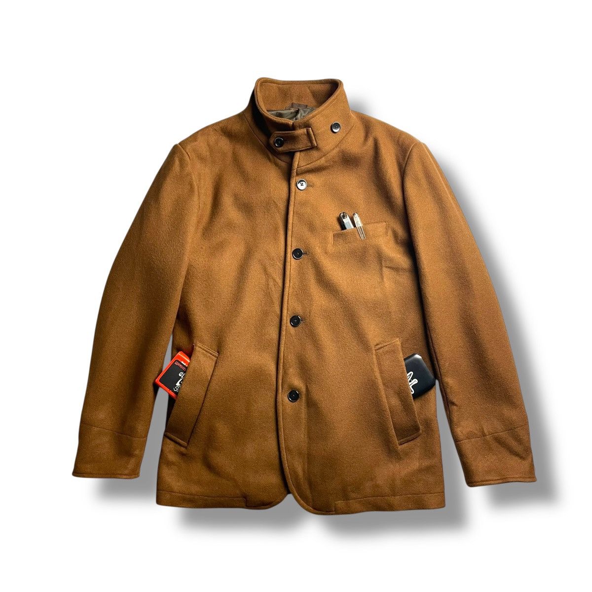Melrose MEN'S MELROSE BUTTON UP COAT JACKET Size US L / EU 52-54 / 3 - 1 Thumbnail