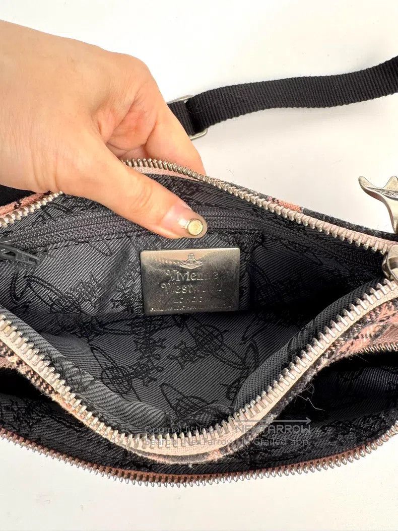 Vivienne Westwood Vivienne Westwood size os Rare Pink Graffiti Tote Bag Vinta Size ONE SIZE - 6 Thumbnail