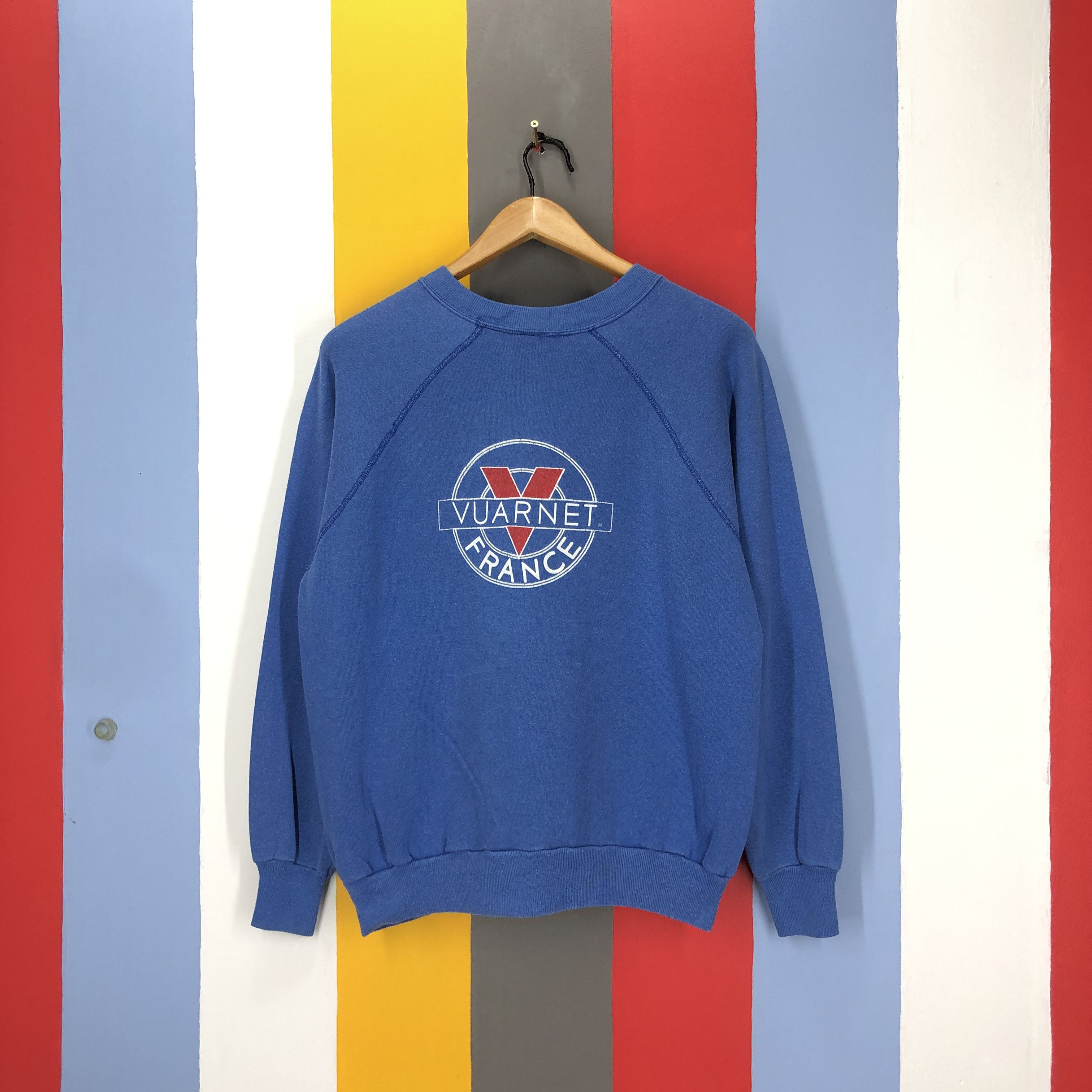 Vuarnet 90s Vintage VUARNET FRANCE Crew Neck Sweatshirt #1574/01 Size US M / EU 48-50 / 2 - 1 Thumbnail