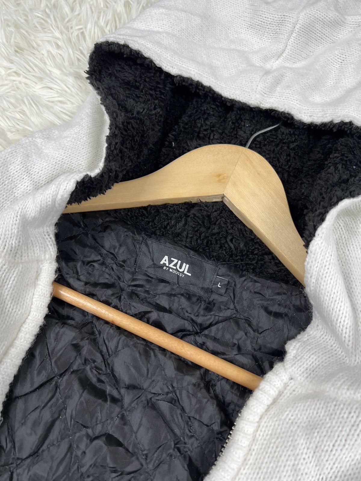 Designer × Japanese Brand AZUL BY MOUSSY | CHIMAYO QUILTING KNIT BLOUSON Size US L / EU 52-54 / 3 - 9 Thumbnail