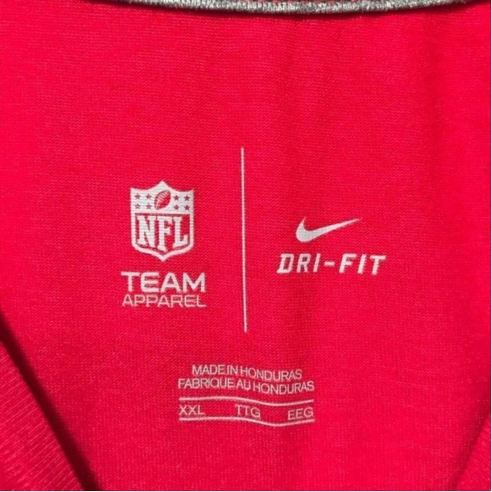 Nike Nike San Francisco 49ers Red Graphic T-Shirt Size ONE SIZE - 6 Thumbnail
