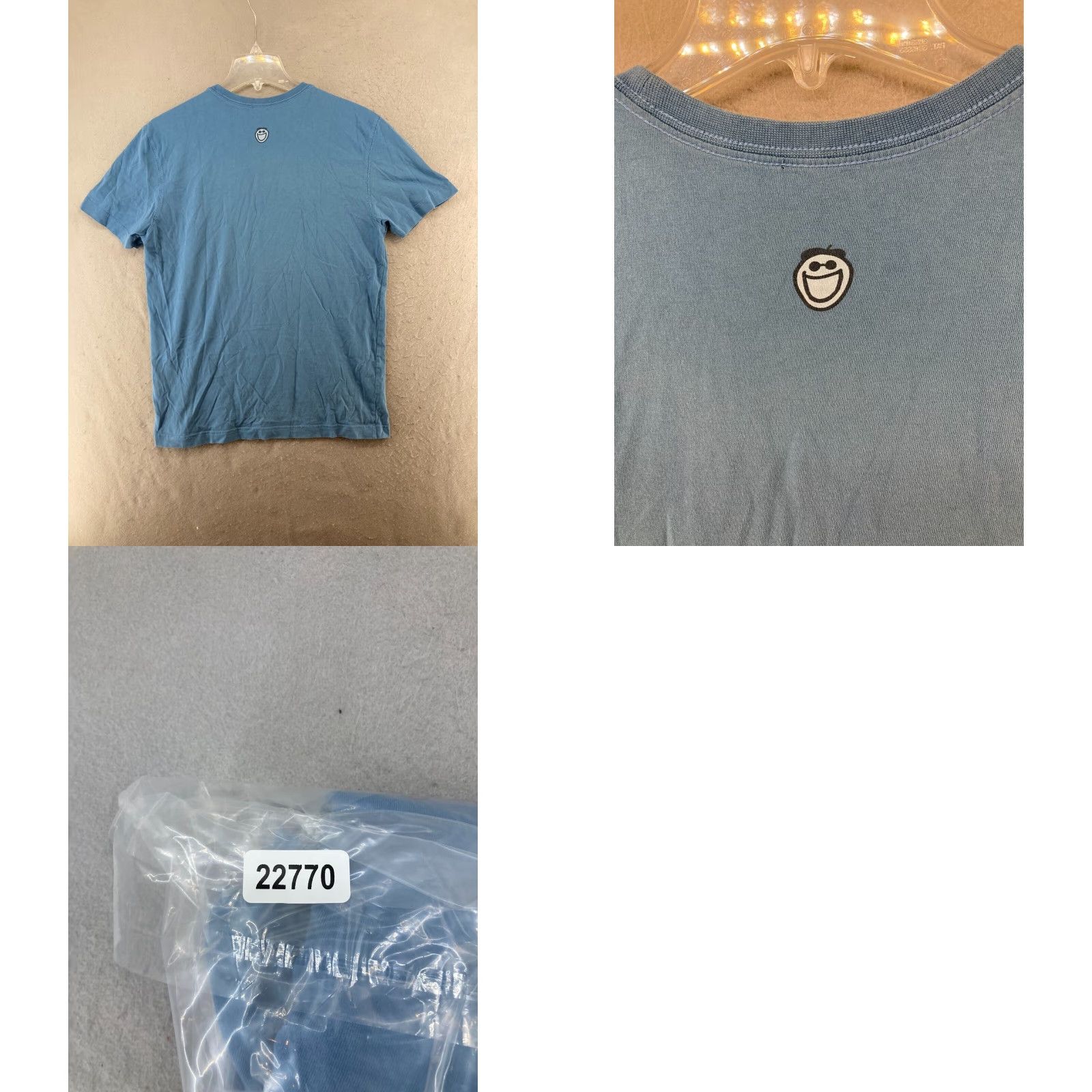 Life is Good Life Is Good Graphic Print T-Shirt Small Blue Classic Fit Beach Outdoor Mens Size US S / EU 44-46 / 1 - 8 Thumbnail