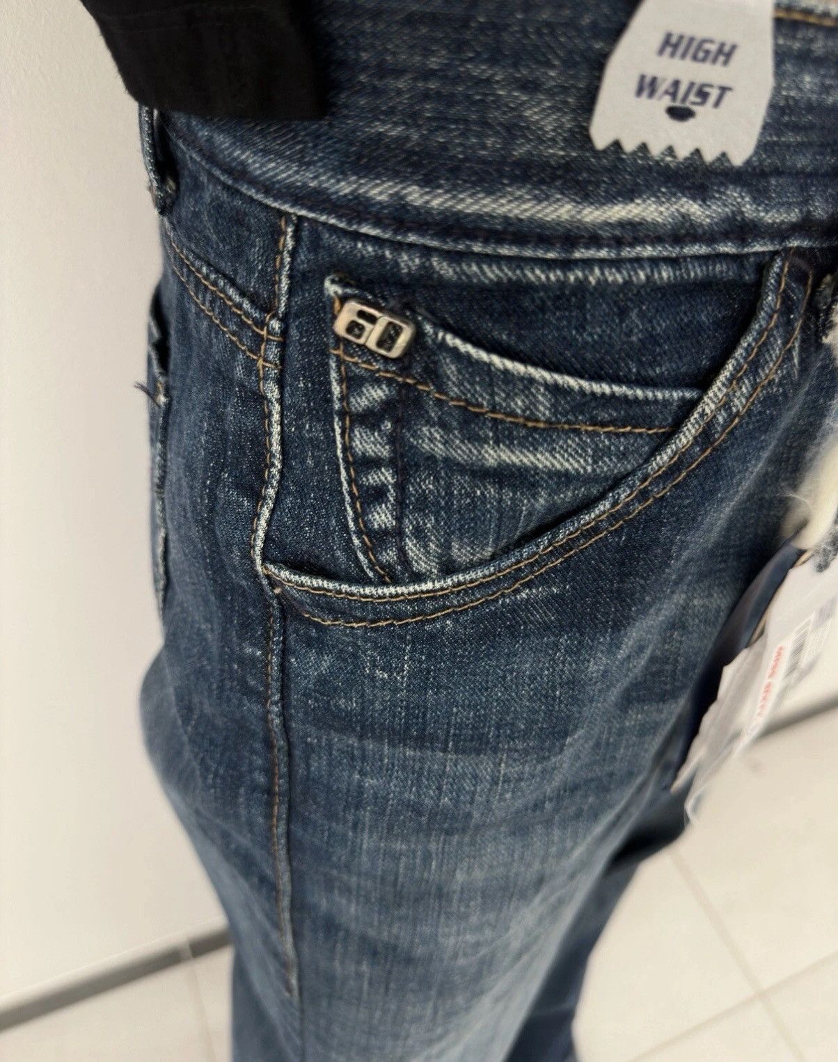 Miss Sixty DDP NEW Miss Sixty 60 Jeans Baggy Mila High Waist Flared y2k Size 30" / US 8 / IT 44 - 17 Thumbnail