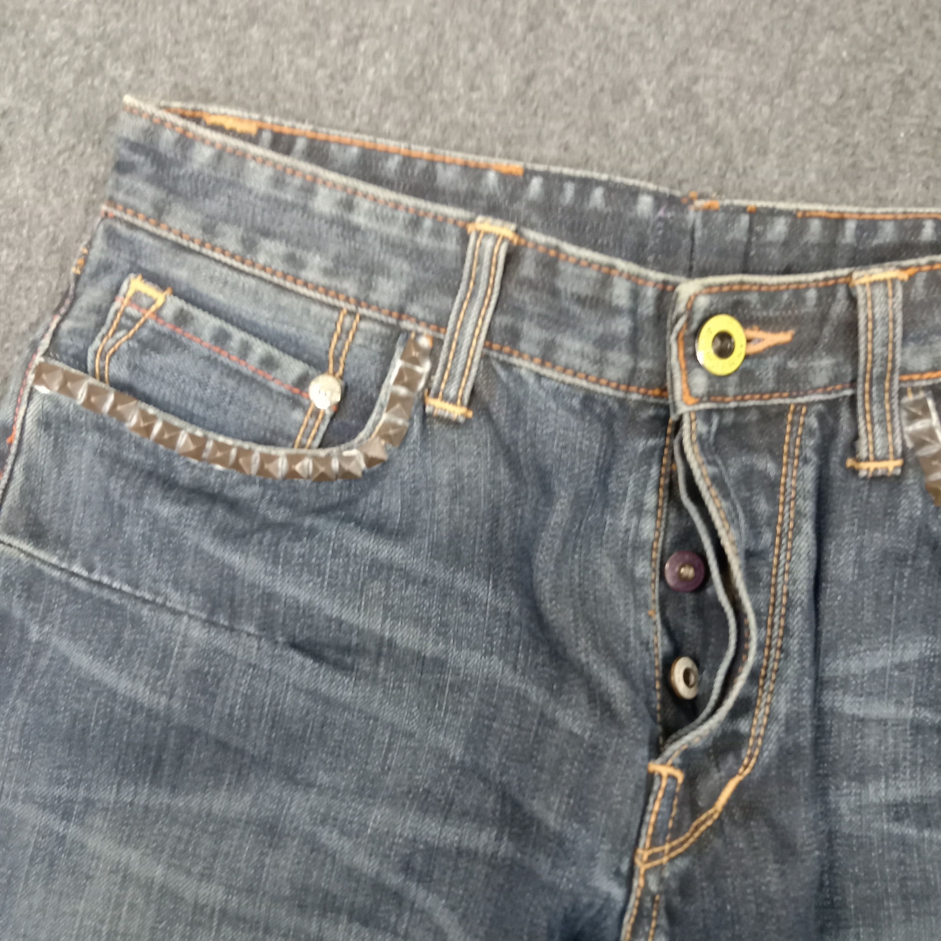 Christian Audigier × Ed Hardy × Vintage Ed Hardy Christian Audugier Custom Logo Jeans Size US 31 - 6 Thumbnail