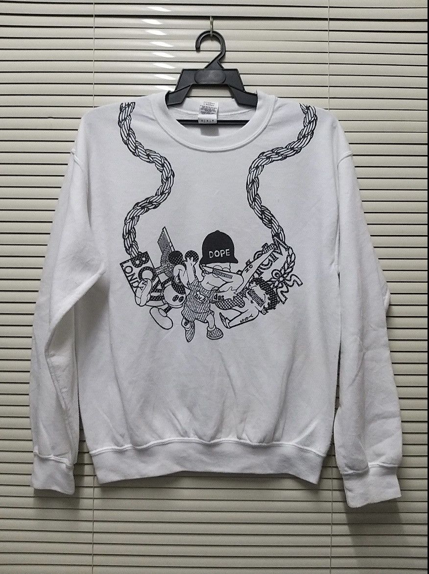 Japanese Brand MICKEY SIMPSON BETTY BOOP MCM BOY LONDON PARODY SWEATSHIRT Size US M / EU 48-50 / 2 - 2 Thumbnail