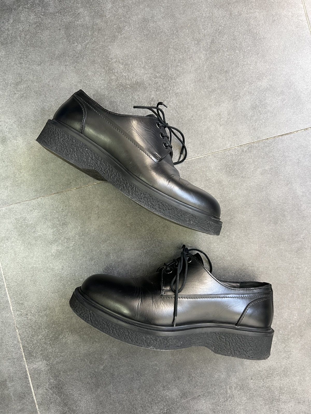 Lanvin Balenciaga steroid type Lanvin Round Toe Derby 43 Size US 10 / EU 43 - 1 Thumbnail