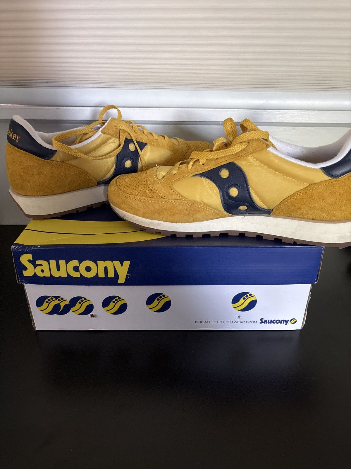 Saucony Saucony Jazz Original Vintage / Mustard Yellow / Size 11.5 M Size US 11.5 / EU 44-45 - 1 Thumbnail