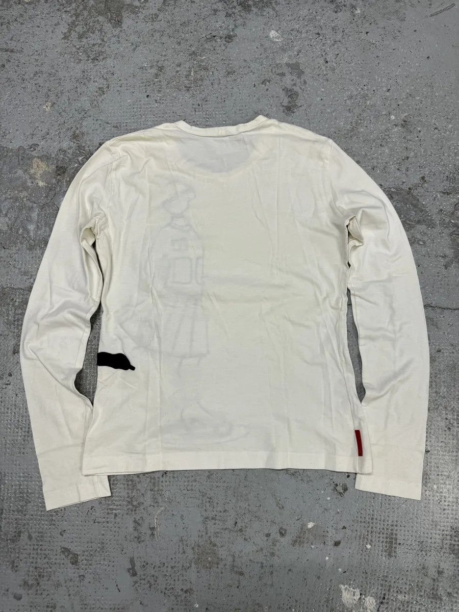 Prada AW2004 Prada Linea Rossa Women White Longsleeves Size M / US 6-8 / IT 42-44 - 2 Thumbnail