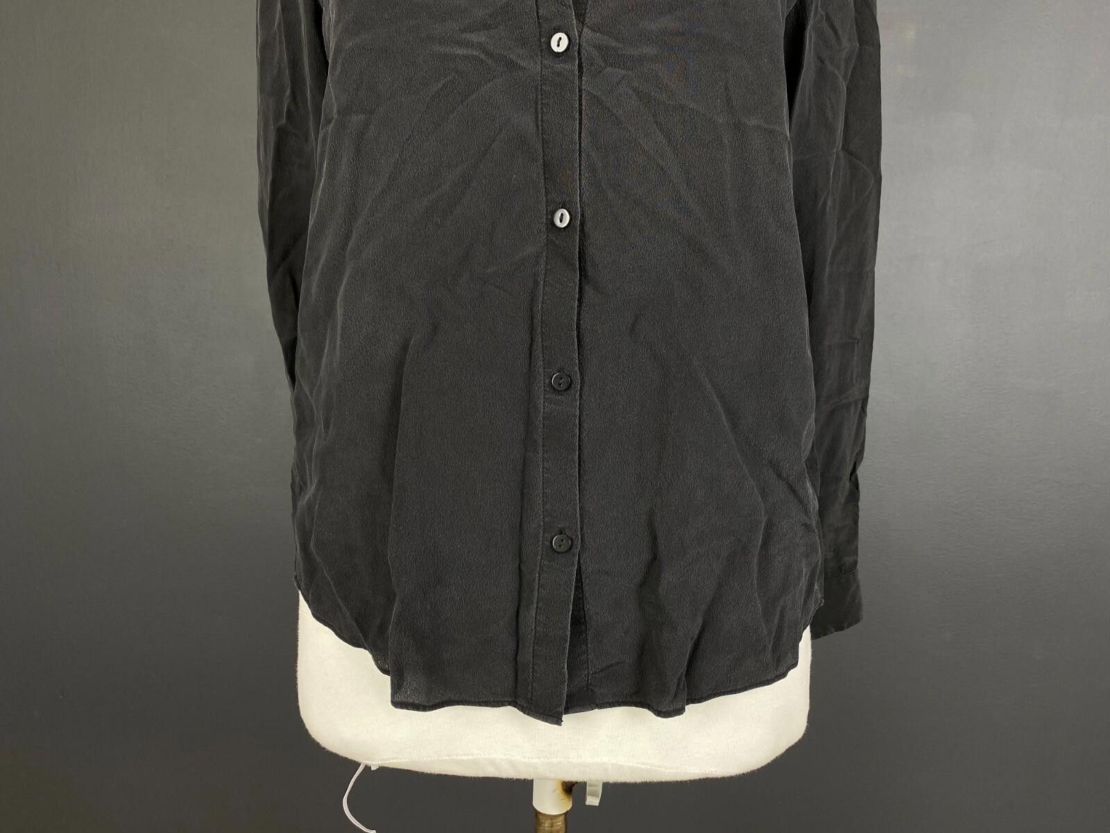 The Kooples The Kooples Black Lightweight Button Down Shirt Size M Size M / US 6-8 / IT 42-44 - 3 Thumbnail