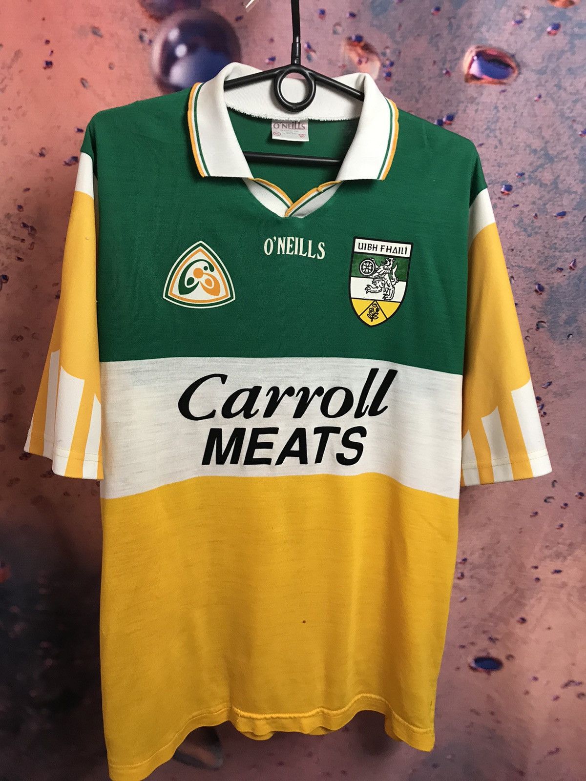 Vintage O'NEILLS OFFALY GAA GAELIC 1996 1998 SIZE XL JERSEY RUGBY Size US XL / EU 56 / 4 - 2 Thumbnail