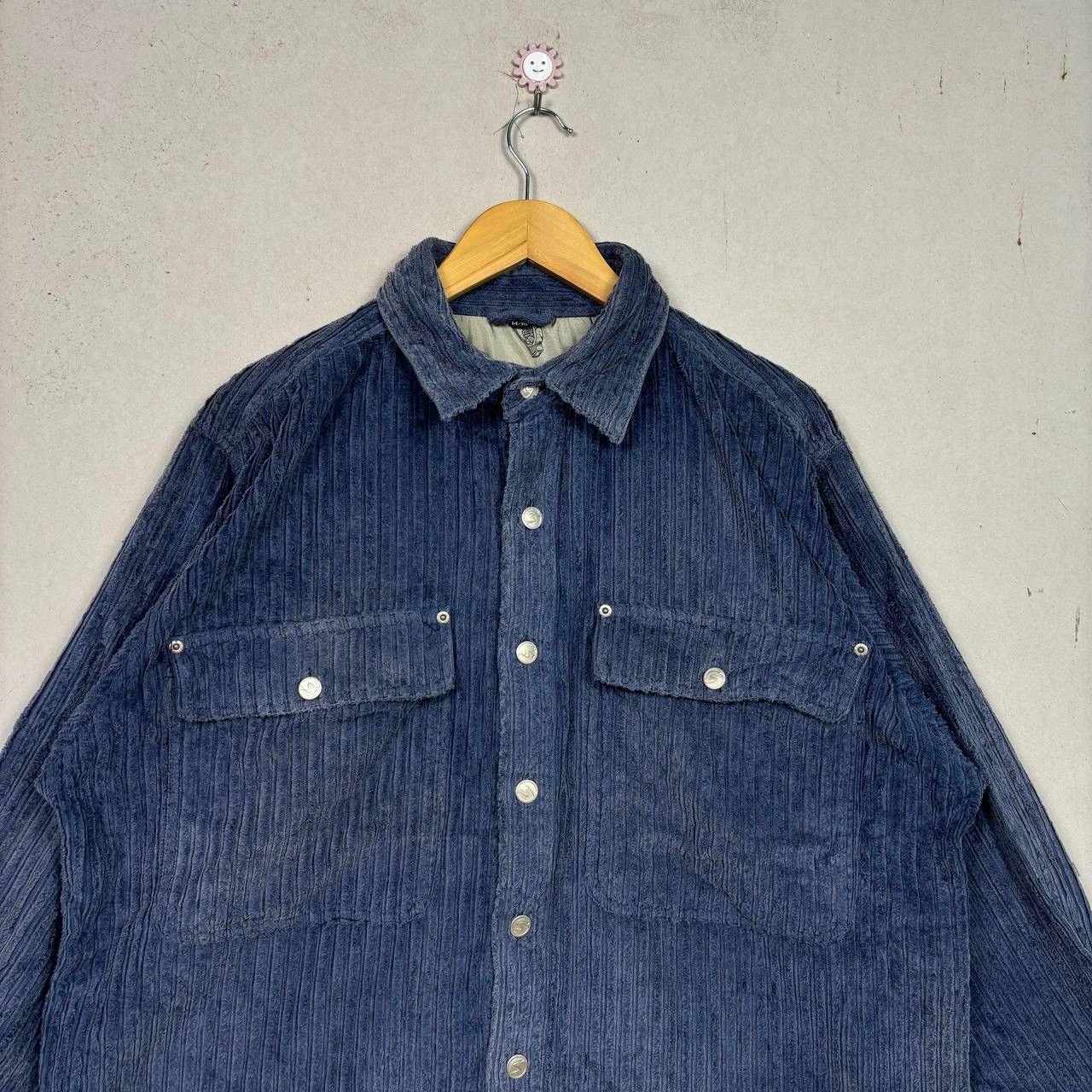 Vintage Vintage Sims Snowboards 90s Corduroy Shacket Work Shirt XL Size US XL / EU 56 / 4 - 3 Thumbnail