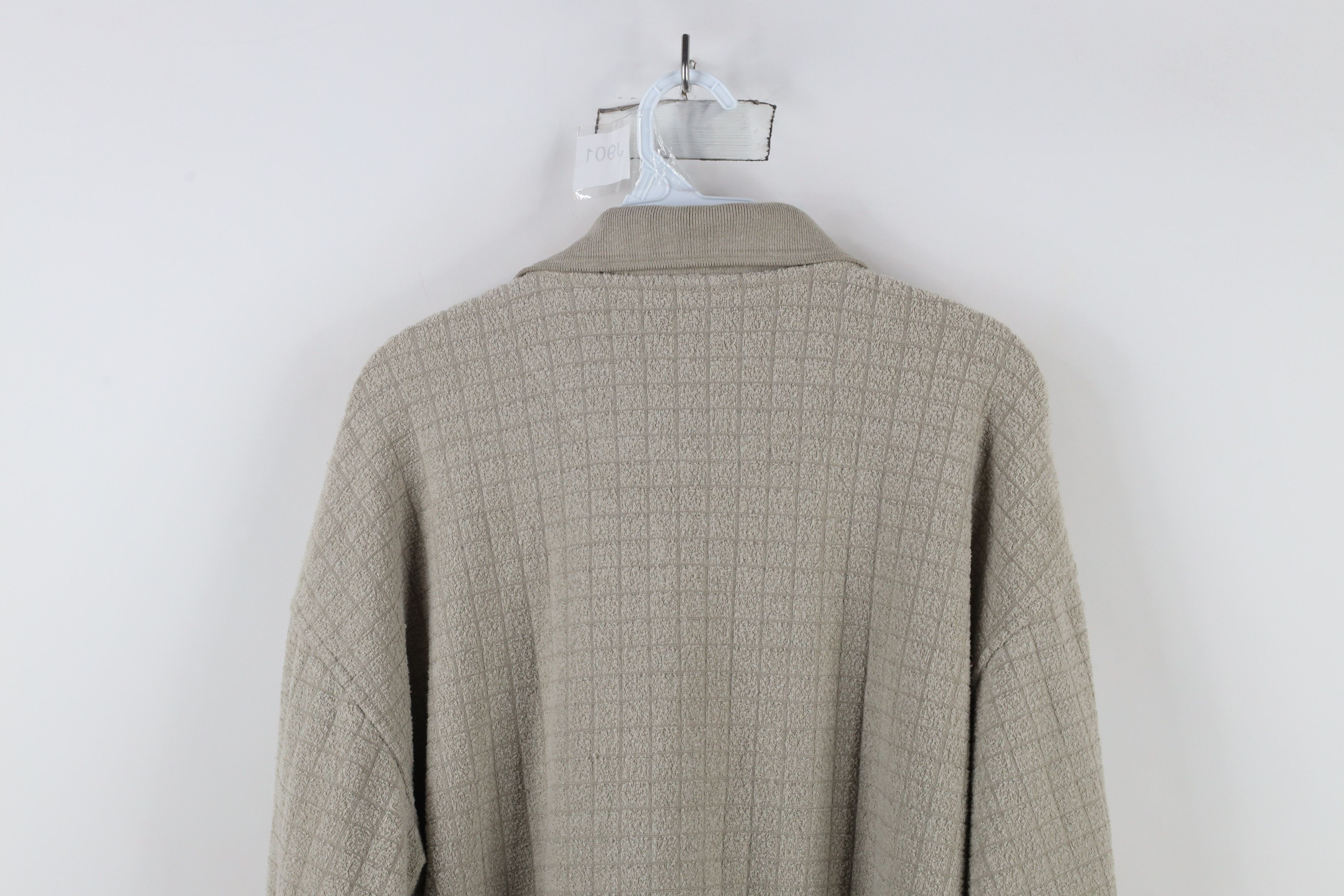 Vintage Vintage 90s Streetwear Fleece Collared Pullover Sweater Size US XL / EU 56 / 4 - 8 Thumbnail