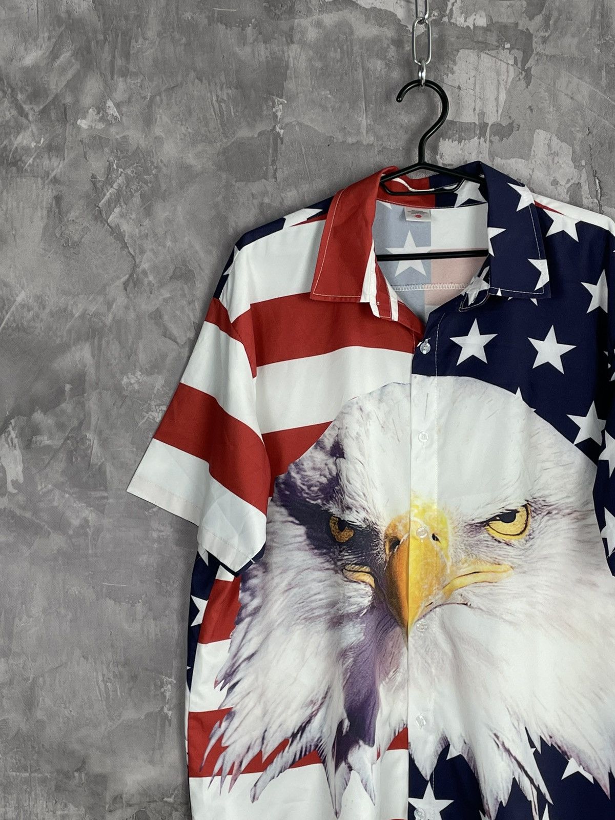 Designer × Vintage The Most American Shirt EVER MADE - Polo Button Up Size US XL / EU 56 / 4 - 3 Thumbnail