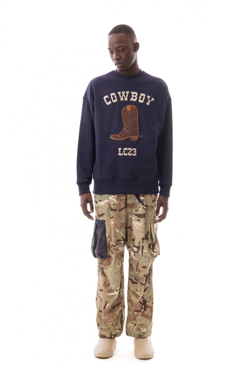 Cowboy Equipment × LC23 LC23 COWBOY SWEATSHIRT made in Itally Big 3D Logo Size US M / EU 48-50 / 2 - 2 Thumbnail