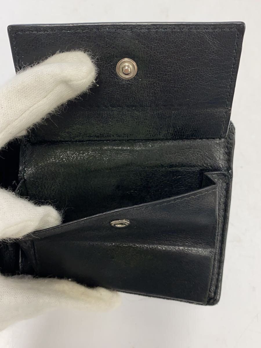 Balenciaga Balenciaga Leather Bi-Fold Wallet Black Size ONE SIZE - 7 Thumbnail