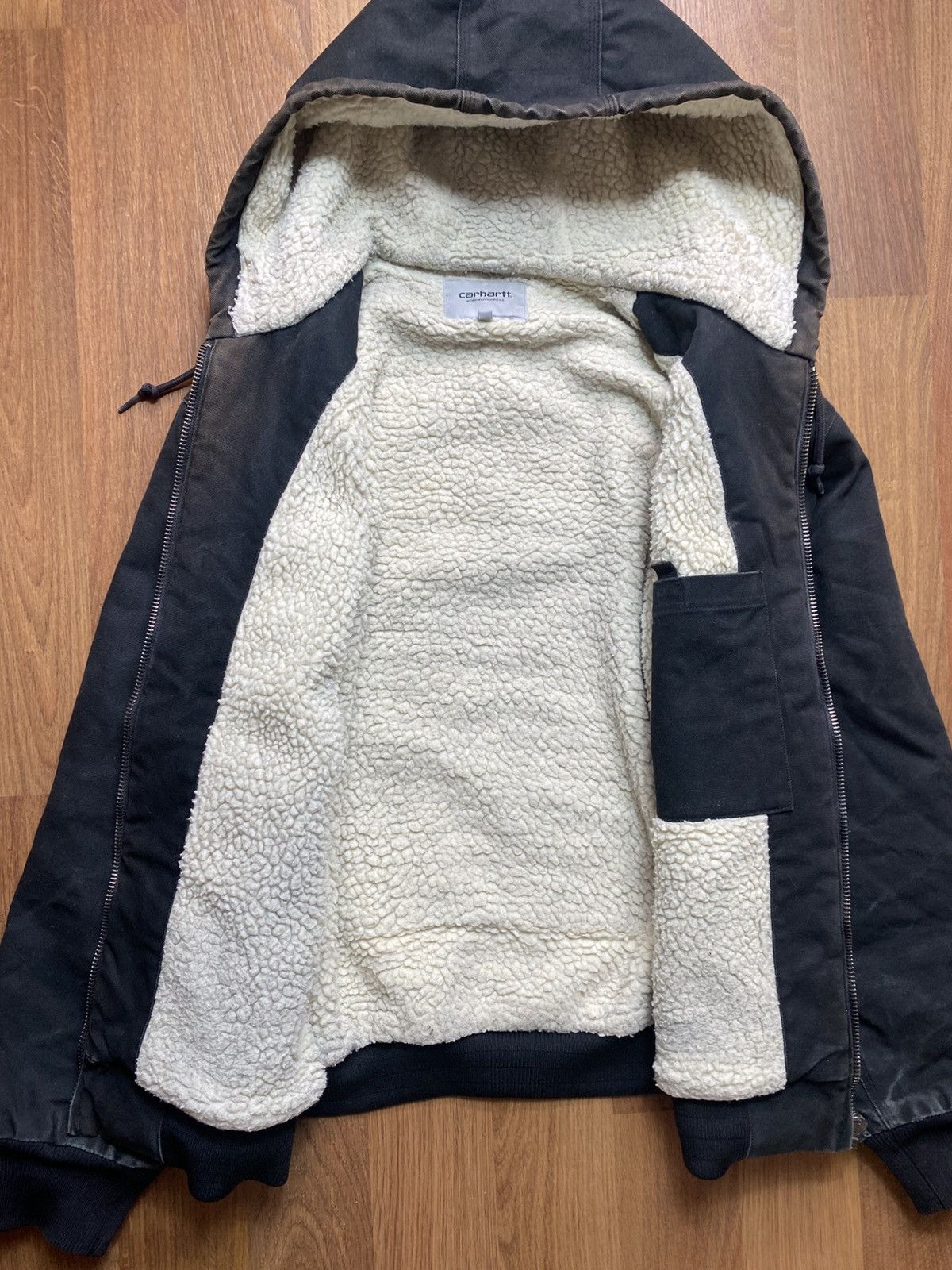 Carhartt Carhartt Jacket Oversized Black Work Jacket Size US L / EU 52-54 / 3 - 3 Thumbnail