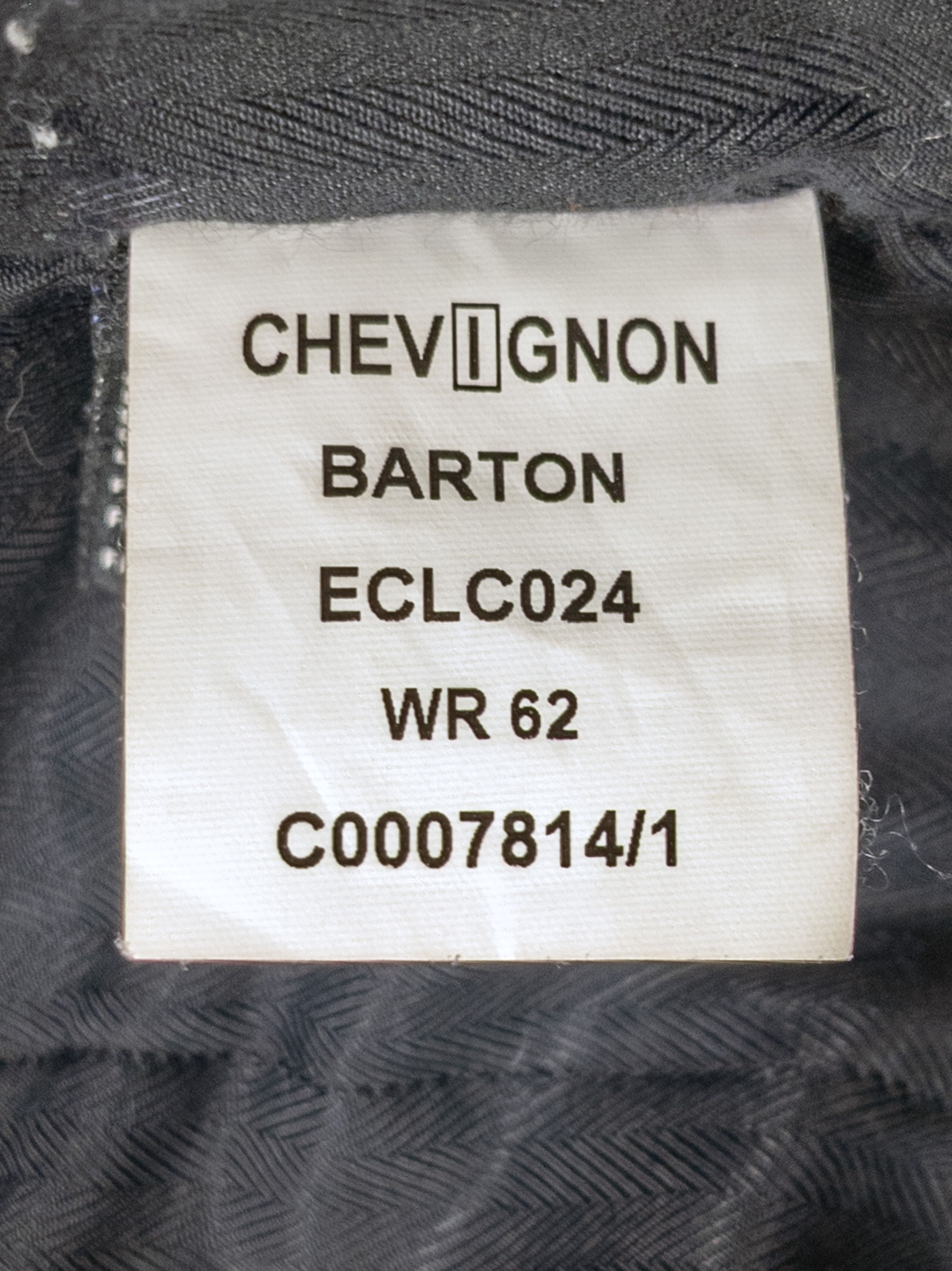 Chevignon Vintage Chevignon mens black leather jacket, Pilot size L Size US L / EU 52-54 / 3 - 13 Thumbnail
