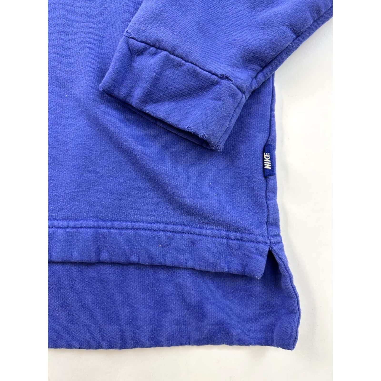 Nike VINTAGE Nike Hoodie Sweatshirt Women’s Small Blue Fitness Essentials Ladies Small Blue Activewear Pullover Long Sleeve Womens Size S / US 4 / IT 40 - 2 Thumbnail