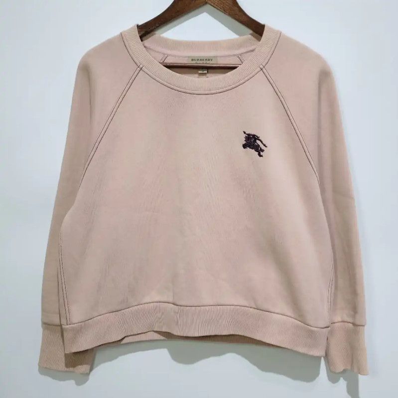 Burberry Burberry Women's Cotton Sweatshirt in Blush Pink Size XL / US 12-14 / IT 48-50 - 1 Thumbnail