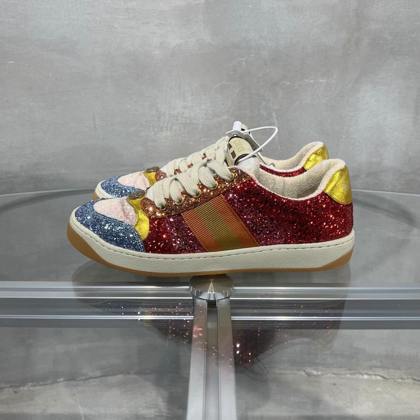 Gucci Gucci Screener Lovelight Color Sneakers Wmns 37 Size US 7 / IT 37 - 3 Thumbnail