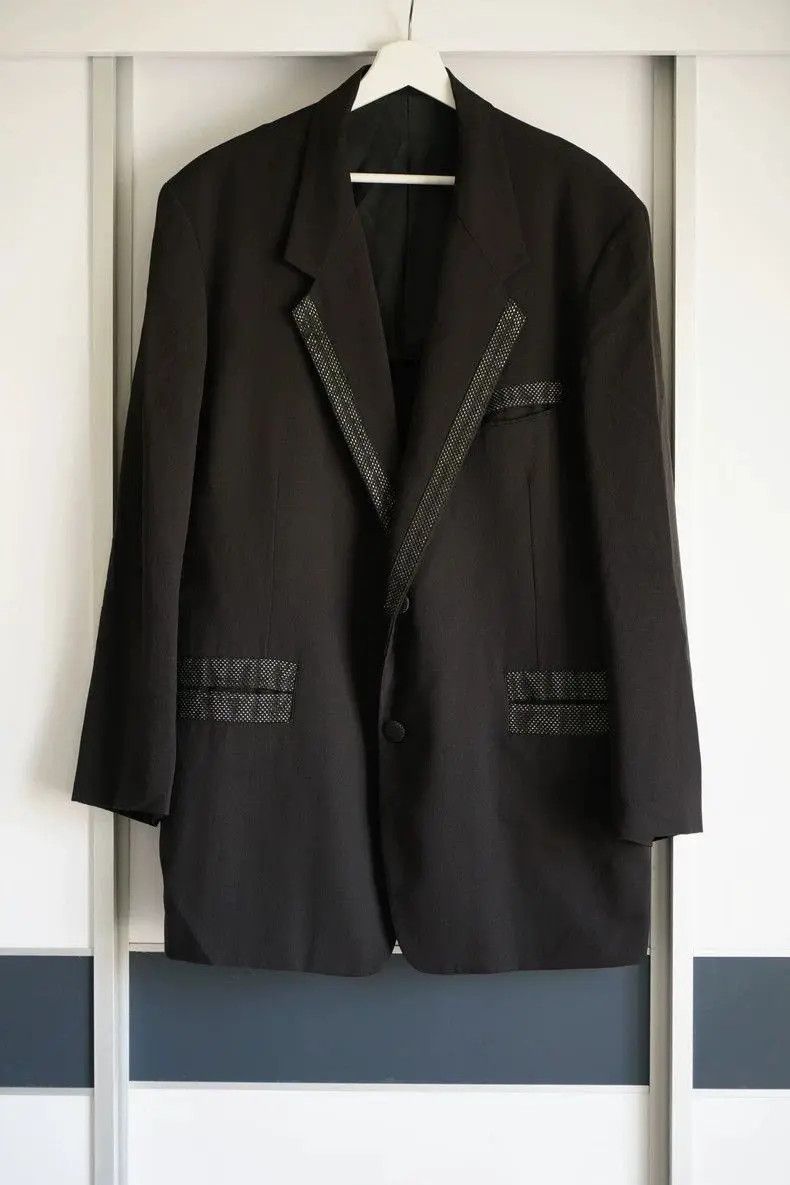 Yohji Yamamoto YYPH SS03 Lace trim Blazer Size US XL / EU 56 / 4 - 1 Thumbnail