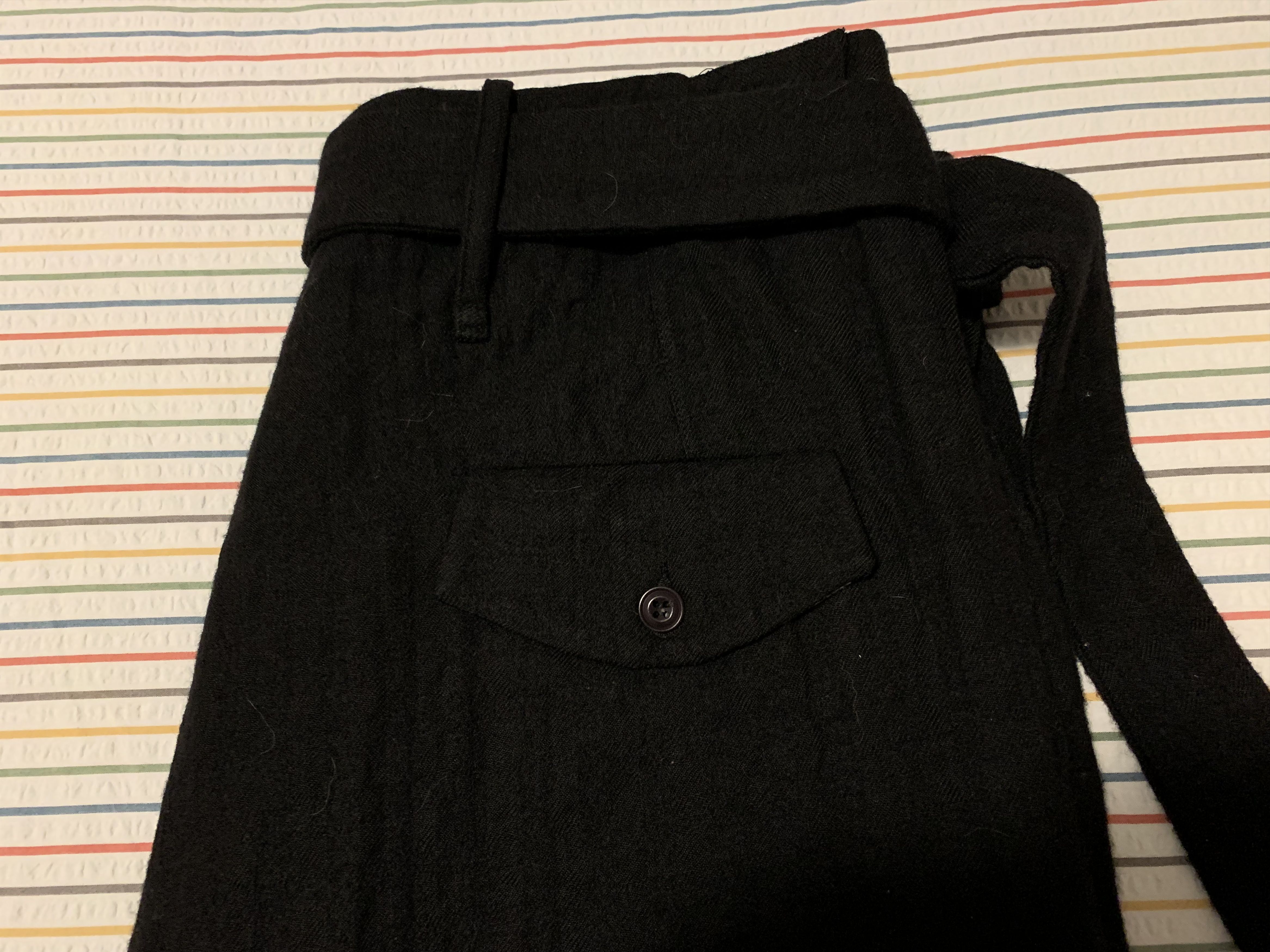 John Alexander Skelton Black Wool Trousers Size US 34 / EU 50 - 7 Thumbnail