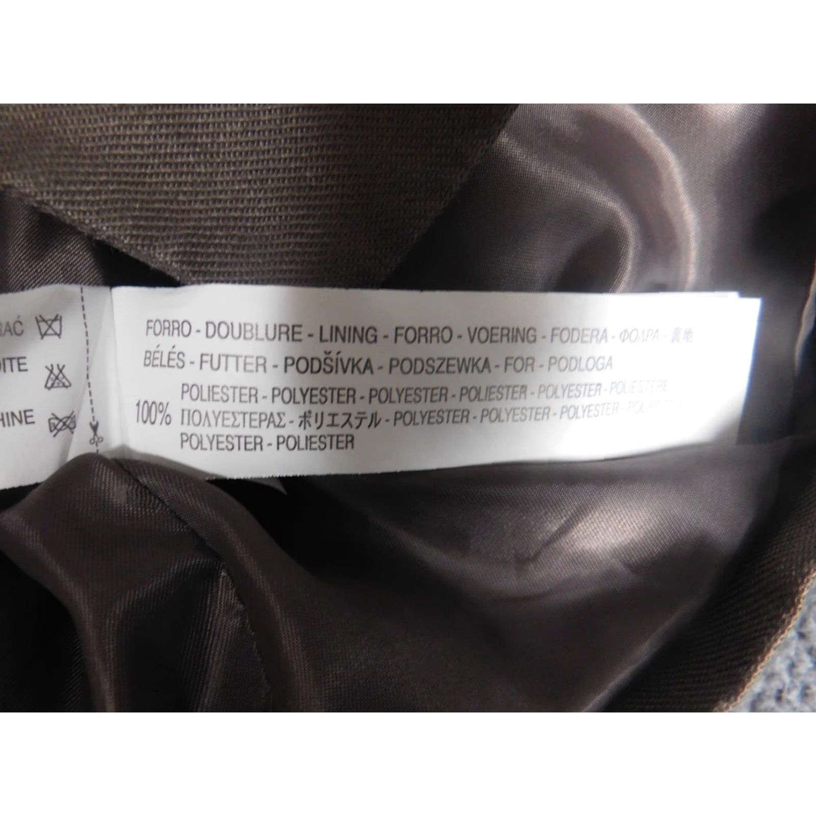 Zara Zara Jacket Womens Small Brown Snap Collar Basic Jacket Long Sleeve Solid Mid-Length Polyester Lining Embroidered Casual Fall Spring Womens Size S / US 4 / IT 40 - 5 Thumbnail