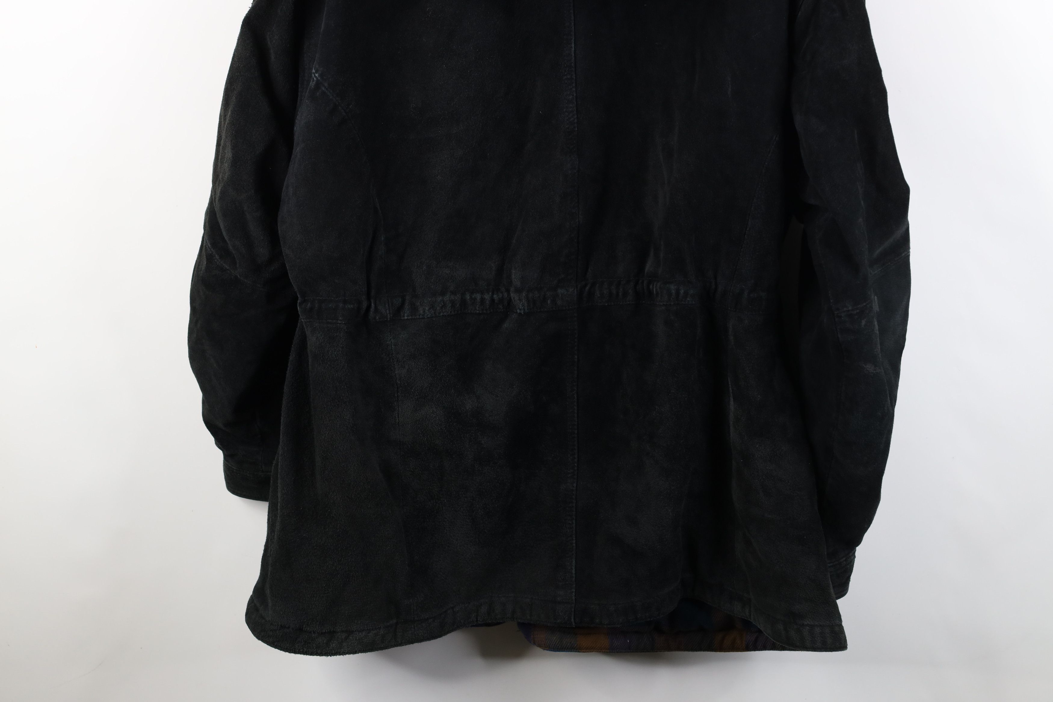 Vintage Vintage 90s Streetwear Suede Leather Toggle Button Jack Size US XL / EU 56 / 4 - 15 Thumbnail