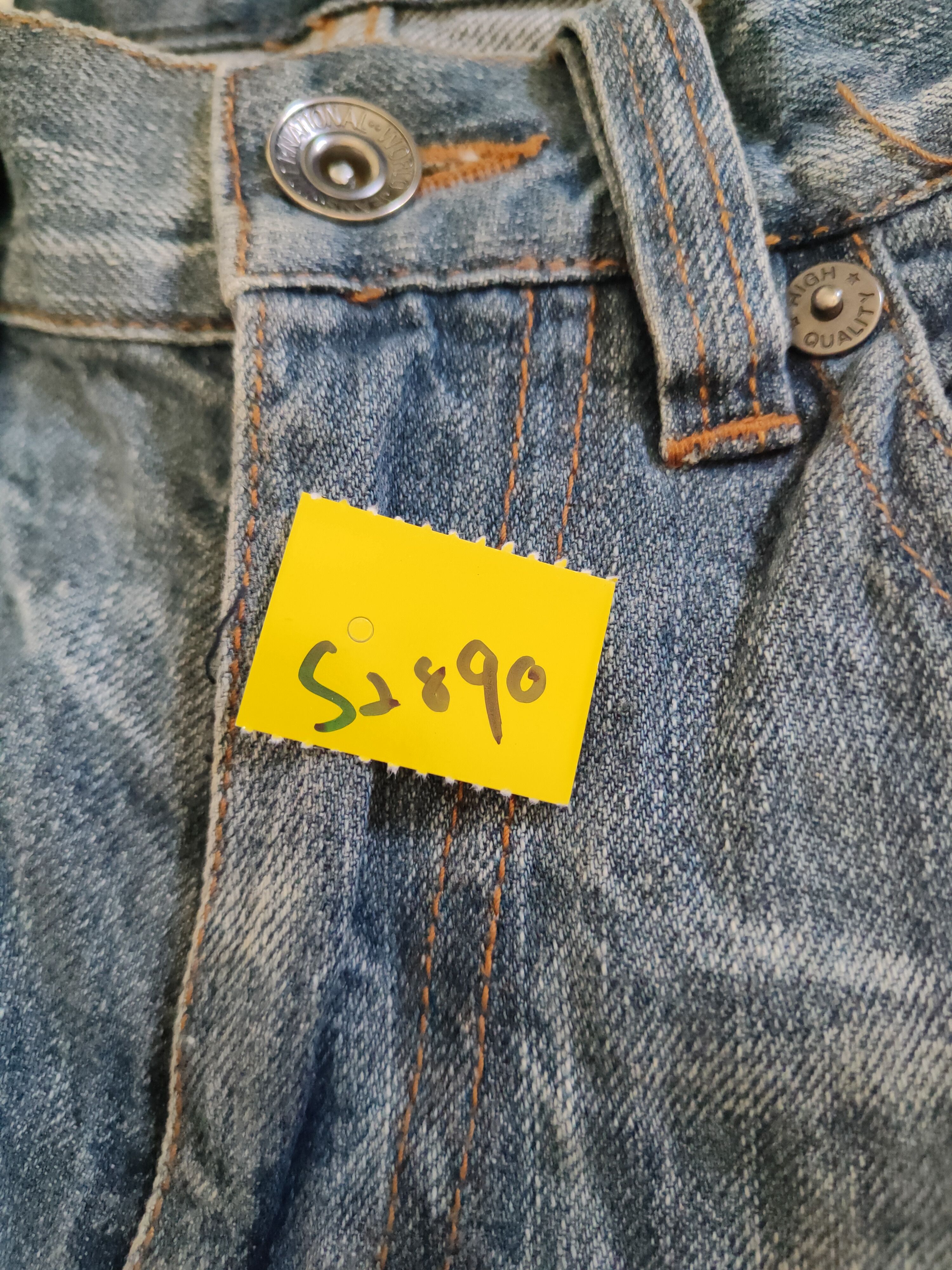 Japanese Brand DL AJ Light Blue Distressed Ripped Jeans #S2890 Size 32" / US 10 / IT 46 - 19 Thumbnail