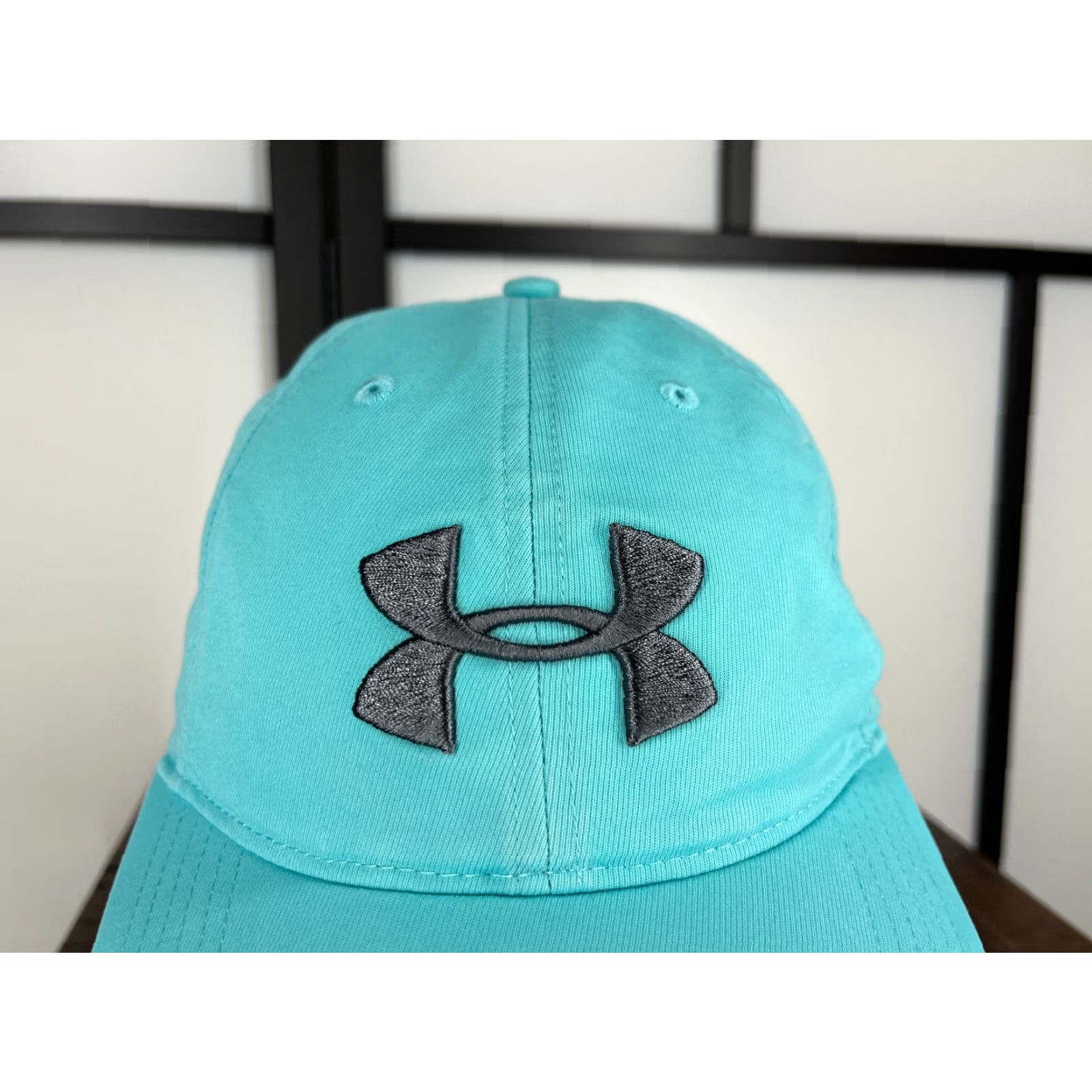 Under Armour Under Armour Golf Hat Cap Strap Back Mens One Size Blue Cotton Polyester Blend Size ONE SIZE - 2 Thumbnail