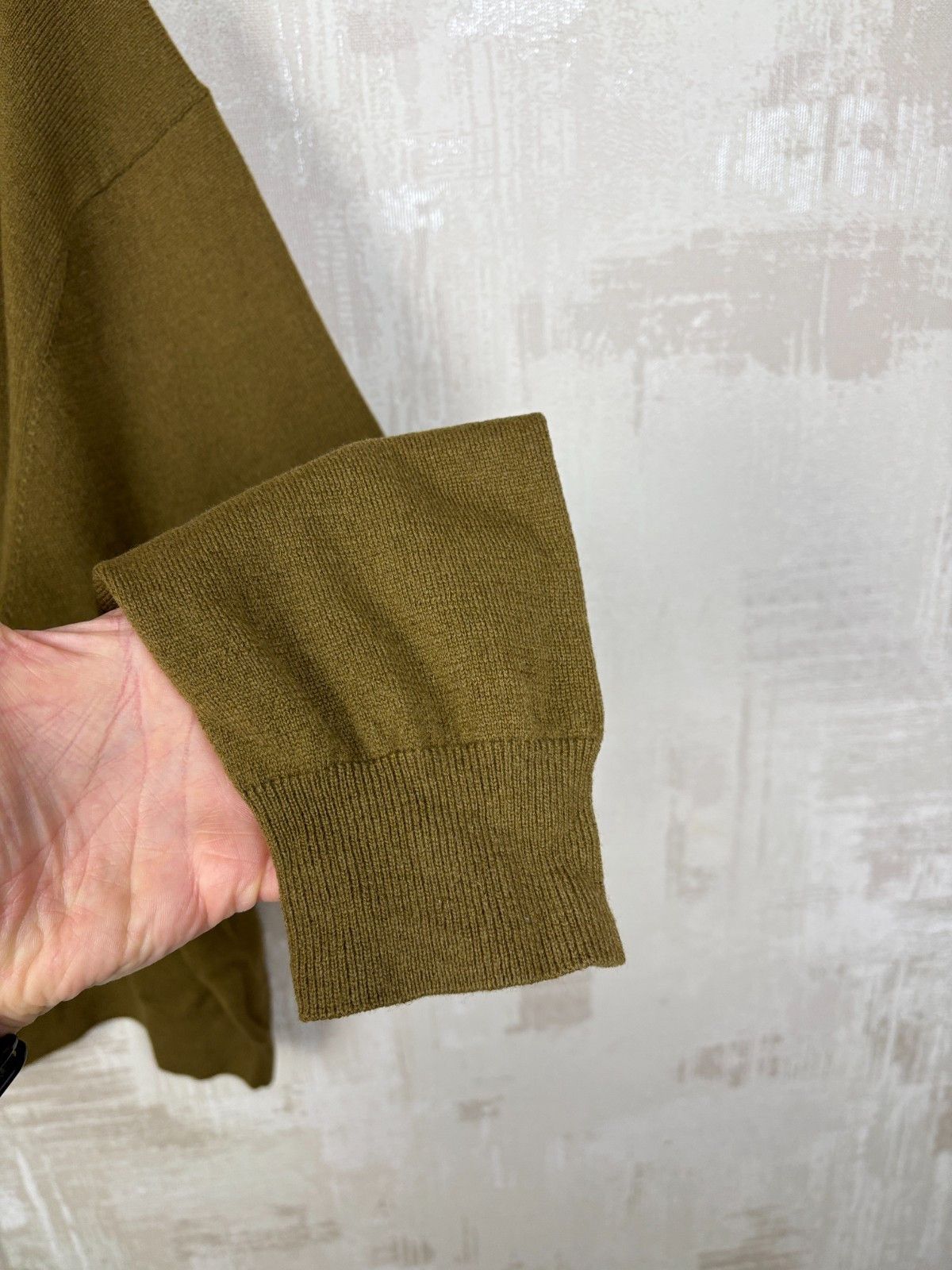 Lacoste Lacoste Wool Sweater Crew Neck Size XL-XXL Olive Green Size US XL / EU 56 / 4 - 7 Thumbnail