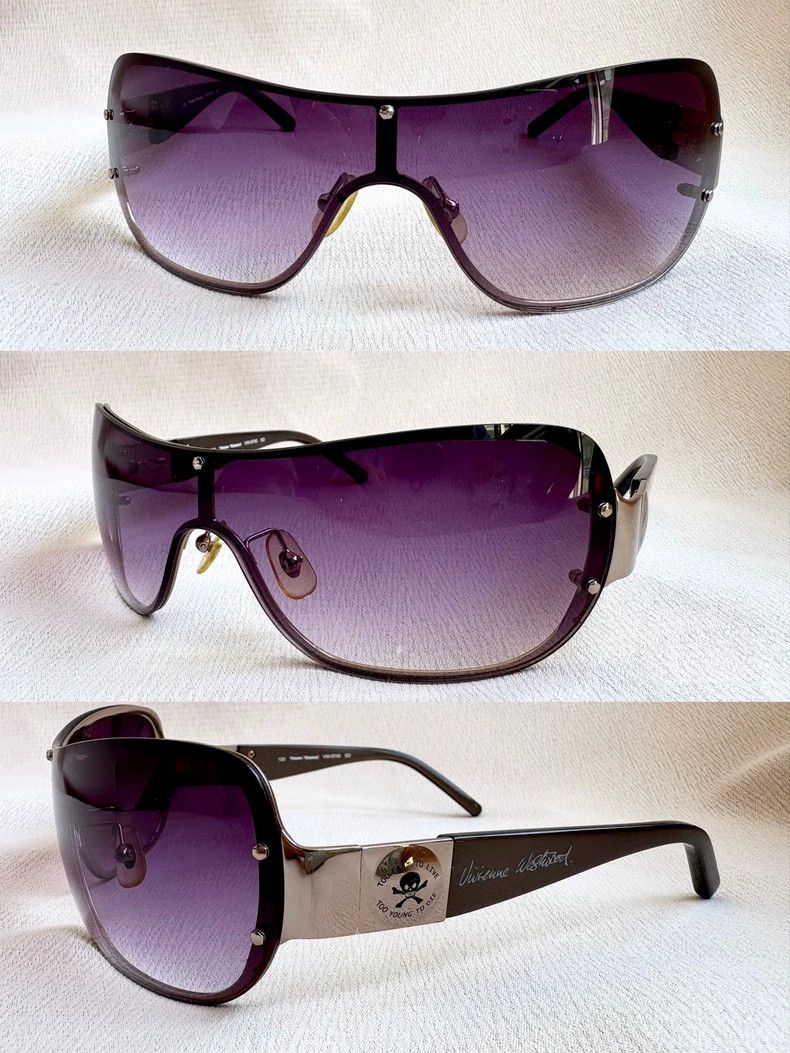 Vivienne Westwood Vivienne Westwood Vintage Purple Gradient Saturn Skull Sun Size ONE SIZE - 1 Thumbnail