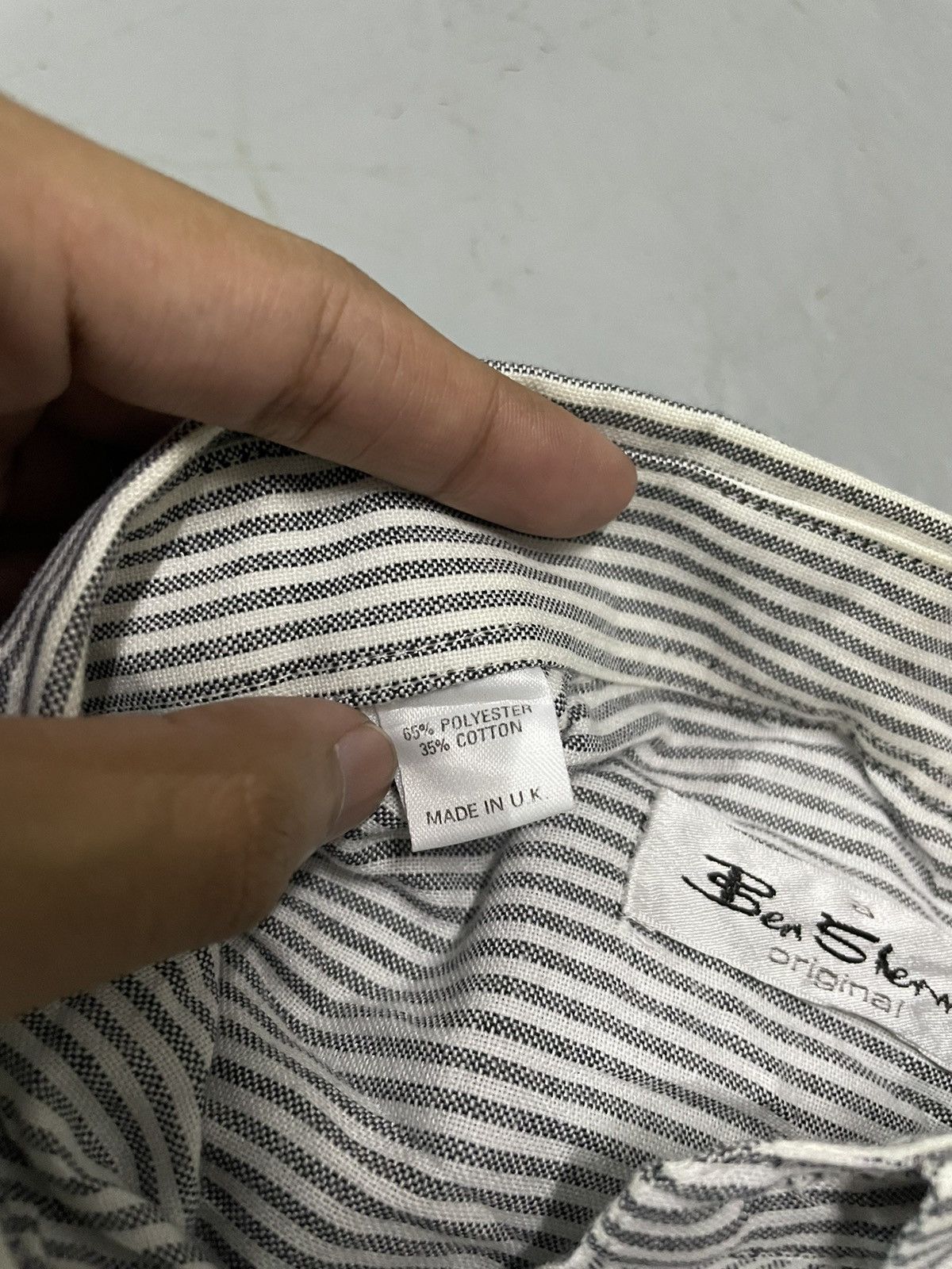 Ben Sherman Ben Sherman Striped Button-Down Shirt Size US L / EU 52-54 / 3 - 6 Thumbnail