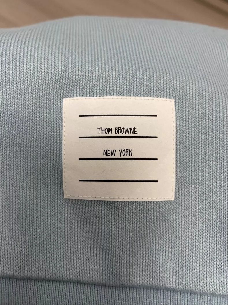Thom Browne Thom Browne Smog blue new four stripe zipper jacket and ca Size L / US 10 / IT 46 - 8 Thumbnail