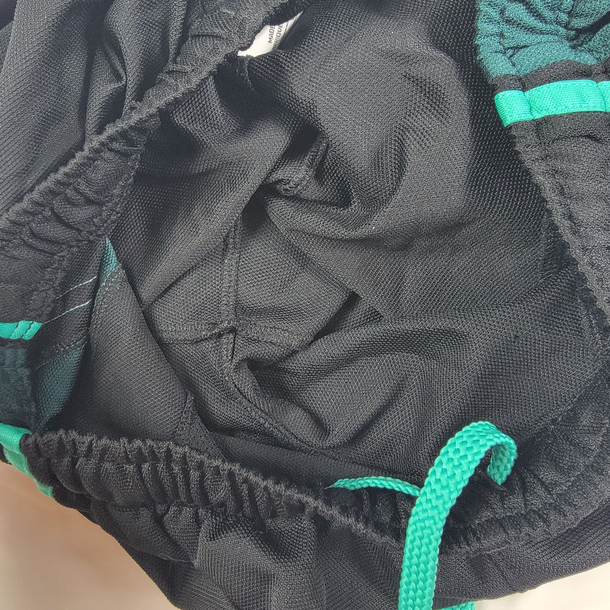 Nike Nike Dri Fit Mens Large Black Green Athletic Shorts Casual R Size US 44 / EU 60 - 8 Thumbnail