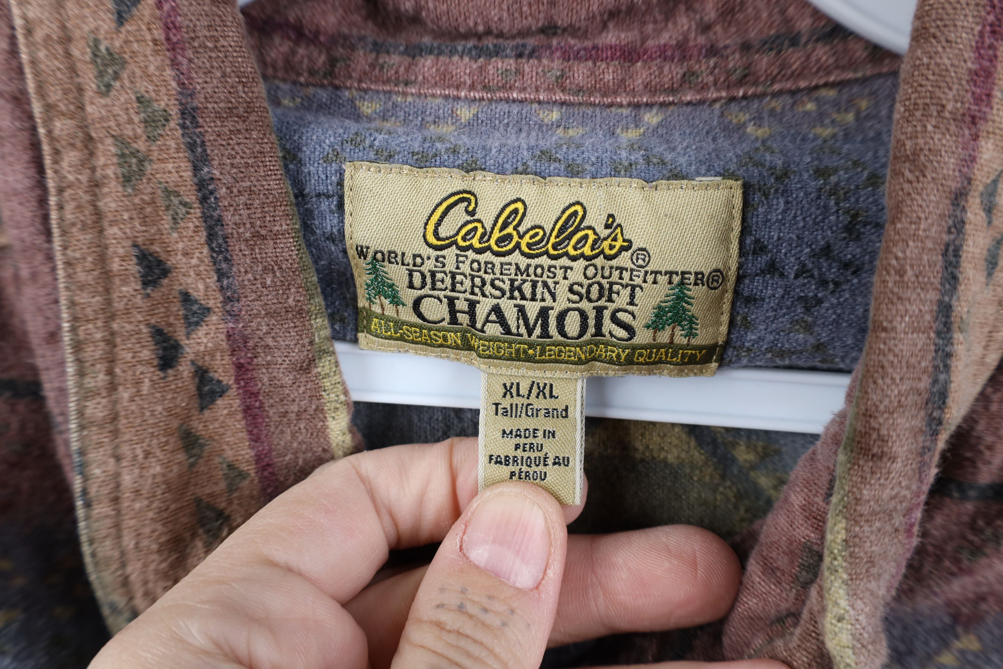 Cabelas Vintage 90s Cabelas Southwestern Chamois Cloth Button Shirt Size US XL / EU 56 / 4 - 7 Thumbnail