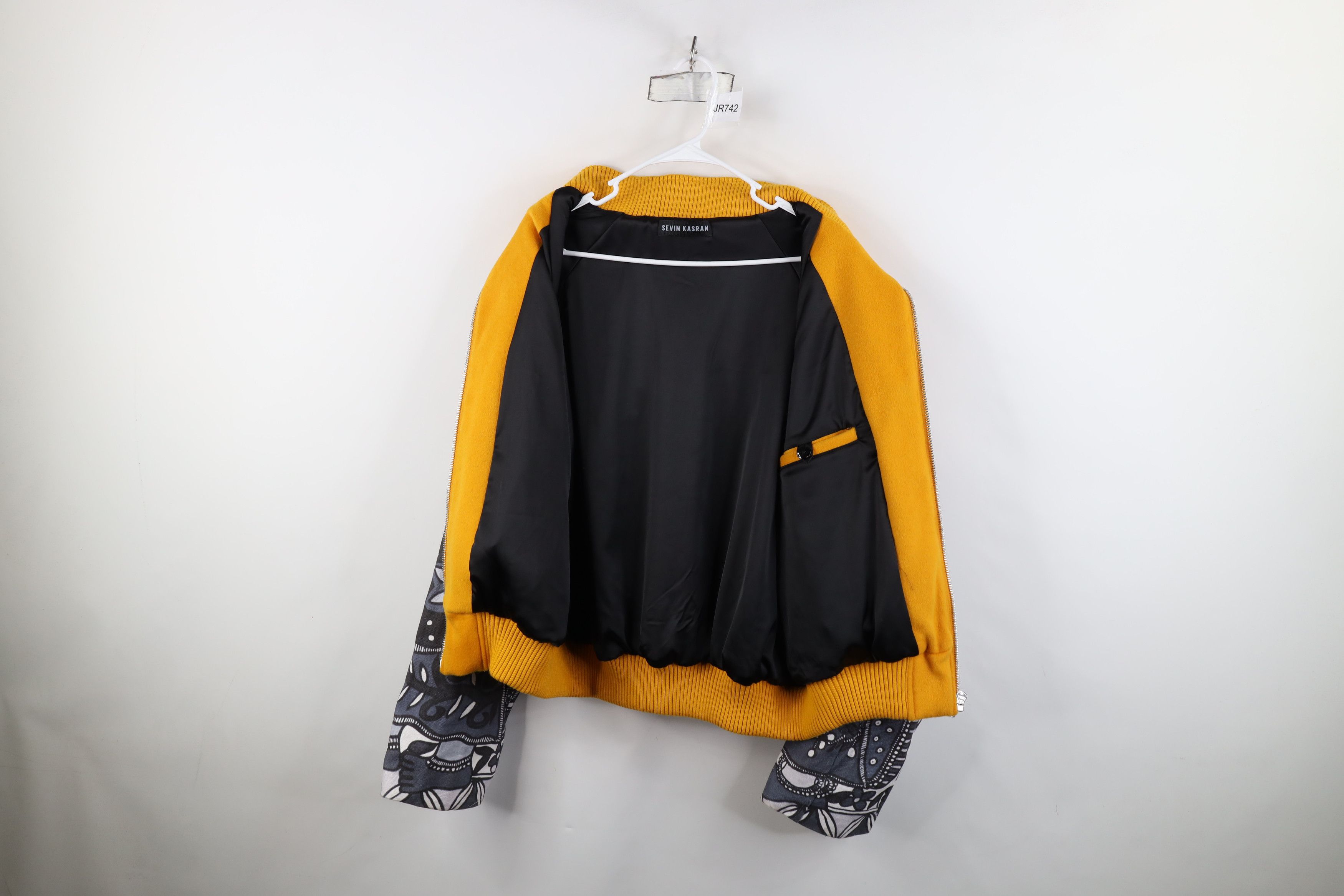 Vintage Sevin Kasran Streetwear Adult Flower Wool Bomber Jacket Size US XXL / EU 58 / 5 - 10 Thumbnail
