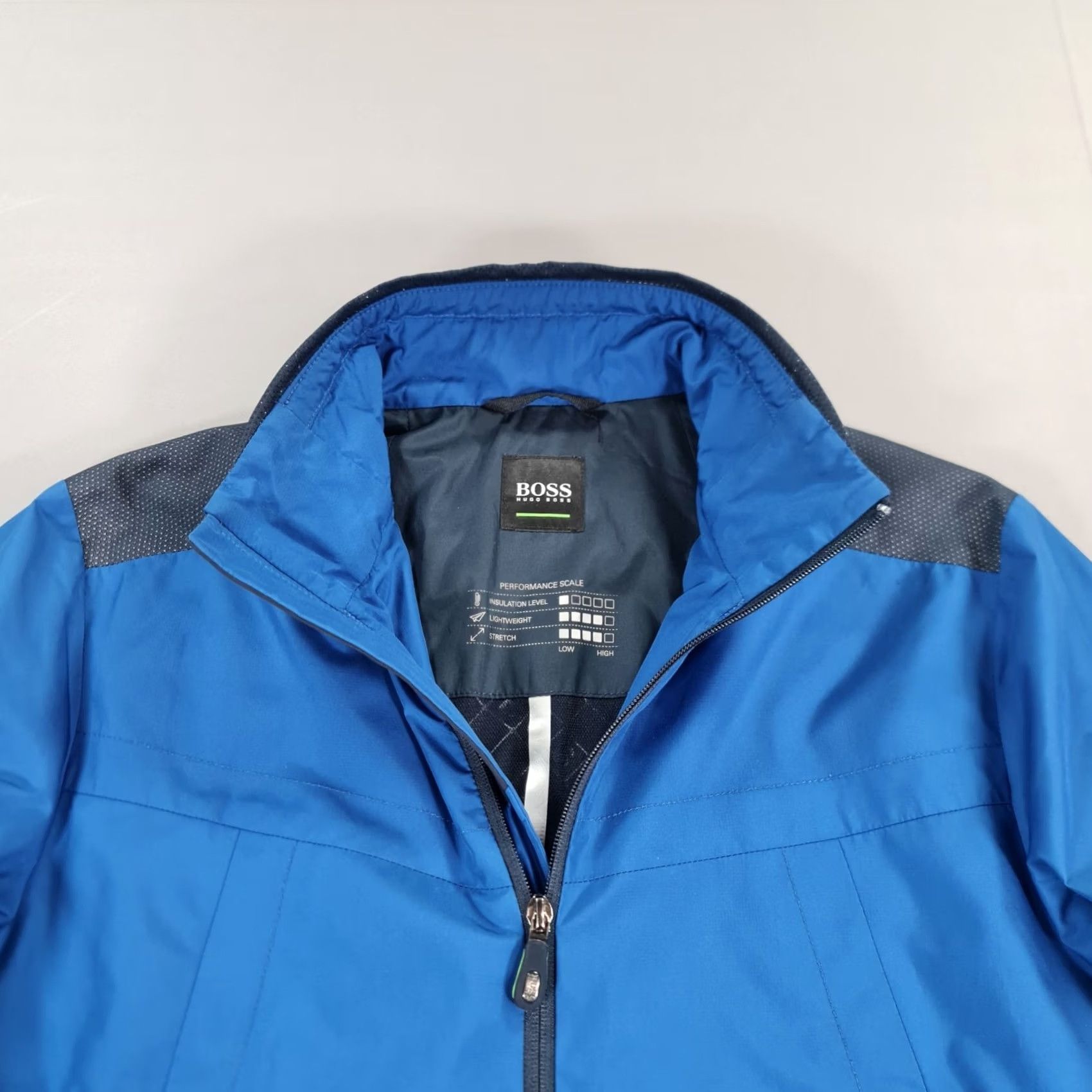 Hugo Boss HUGO BOSS Mens Jacket Blue Small Lightweight Windbreaker Woven Full Zip Jeenz Size US S / EU 44-46 / 1 - 2 Thumbnail