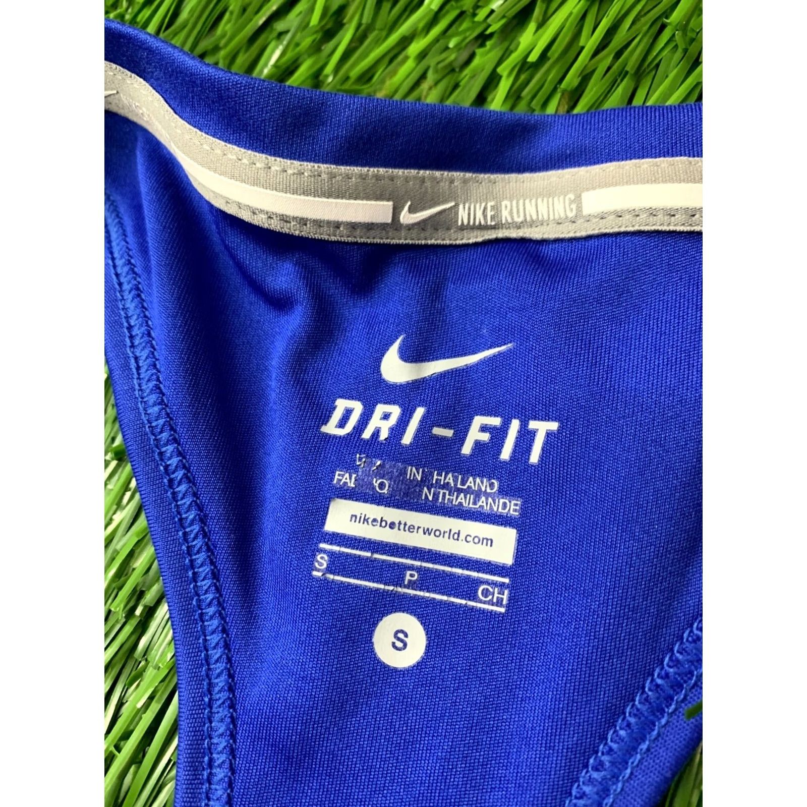 Nike Nike DRI-FIT Original 2016 RUN Running Women Vest Sleeveless Shirt Jersey S Navy Blue White XS? Size S / US 4 / IT 40 - 4 Thumbnail