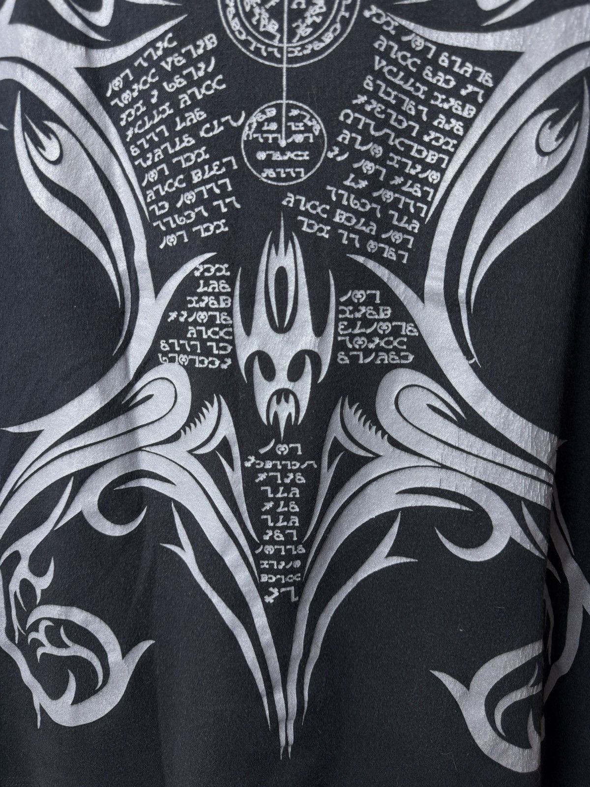 Other Y2K Vintage Anarchy Gothic Vikings Nord Symbols T Shirt Size US L / EU 52-54 / 3 - 9 Thumbnail