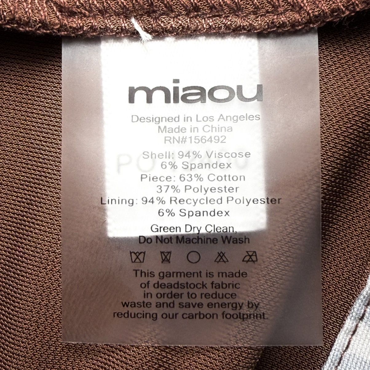 Miaou Miaou Renata Corset Top in Cocoa Size M / US 6-8 / IT 42-44 - 4 Thumbnail