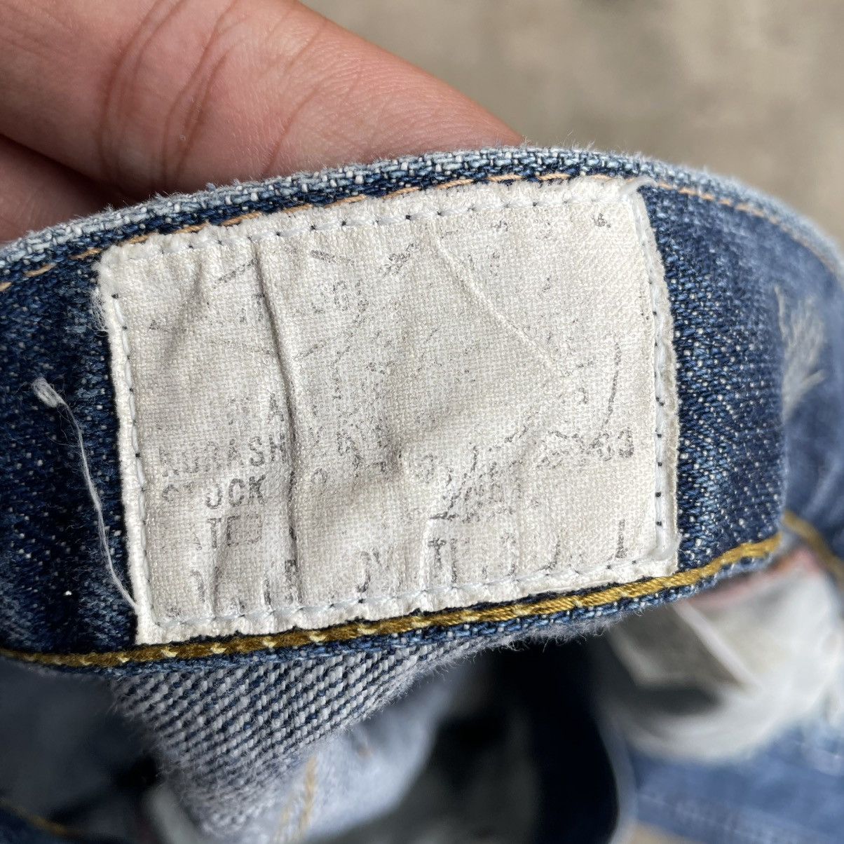 Japanese Brand 🔥🇯🇵Antgauge Patchworks Sashiko Pattern Distress Denim Jeans Size US 30 / EU 46 - 13 Thumbnail