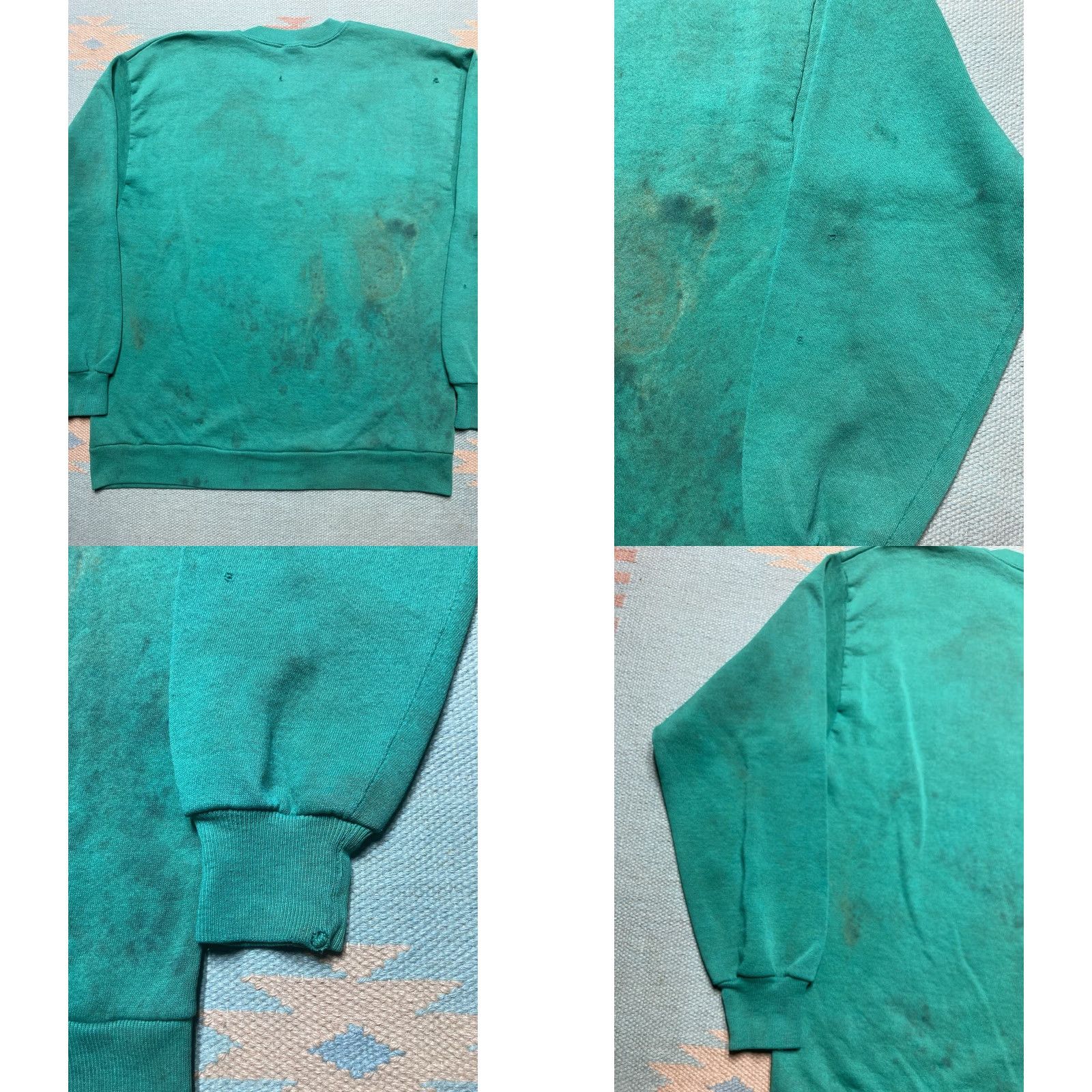 Vintage VINTAGE 80s Michigan State Parks Crewneck Sweatshirt Large Teal Mens Size US L / EU 52-54 / 3 - 8 Thumbnail