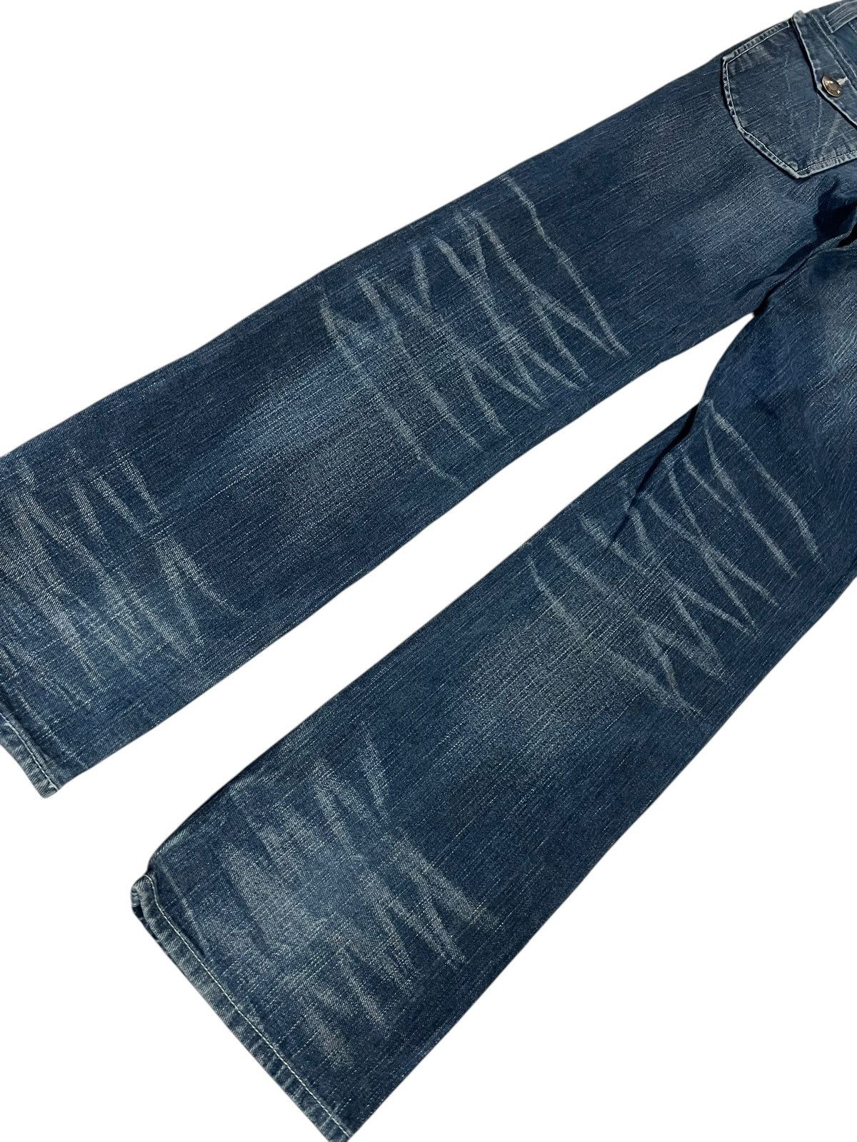 If Six Was Nine × Japanese Brand × Seditionaries 🌈90’s style Lowbox Washed Honeycomb Punk Jean Size US 30 / EU 46 - 7 Thumbnail