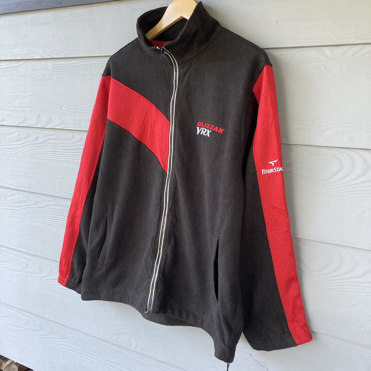 NASCAR Vintage Bridgestone Black Fleece Sweater Size US L / EU 52-54 / 3 - 3 Thumbnail