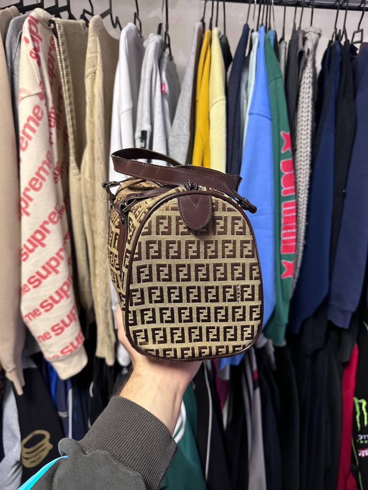 Fendi Vintage Fendi Monogram Shoulder Bag Rare Size ONE SIZE - 3 Thumbnail